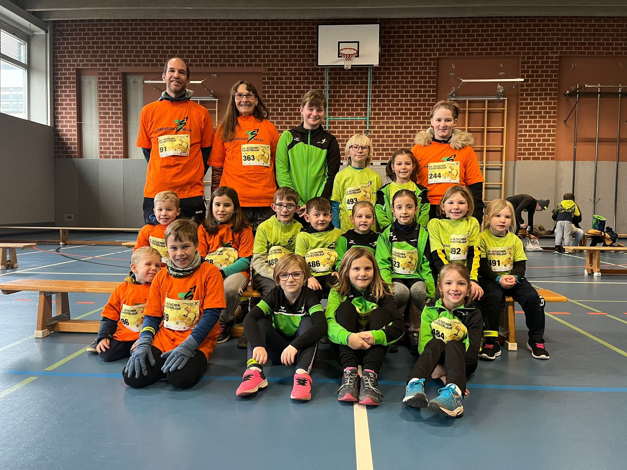 TS-Weiler Kids beim Silvesterlauf