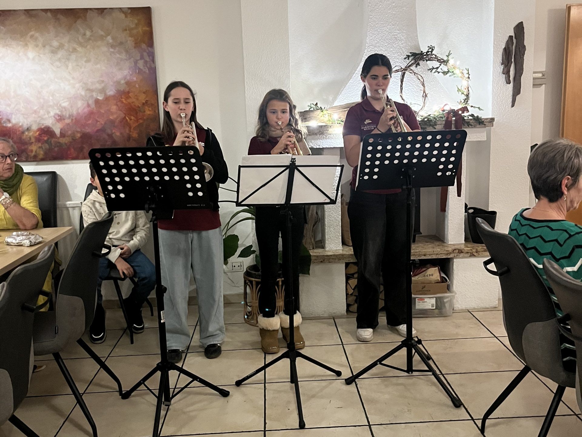 Musikalische Gestaltung der Senioren-Adventsfeiern