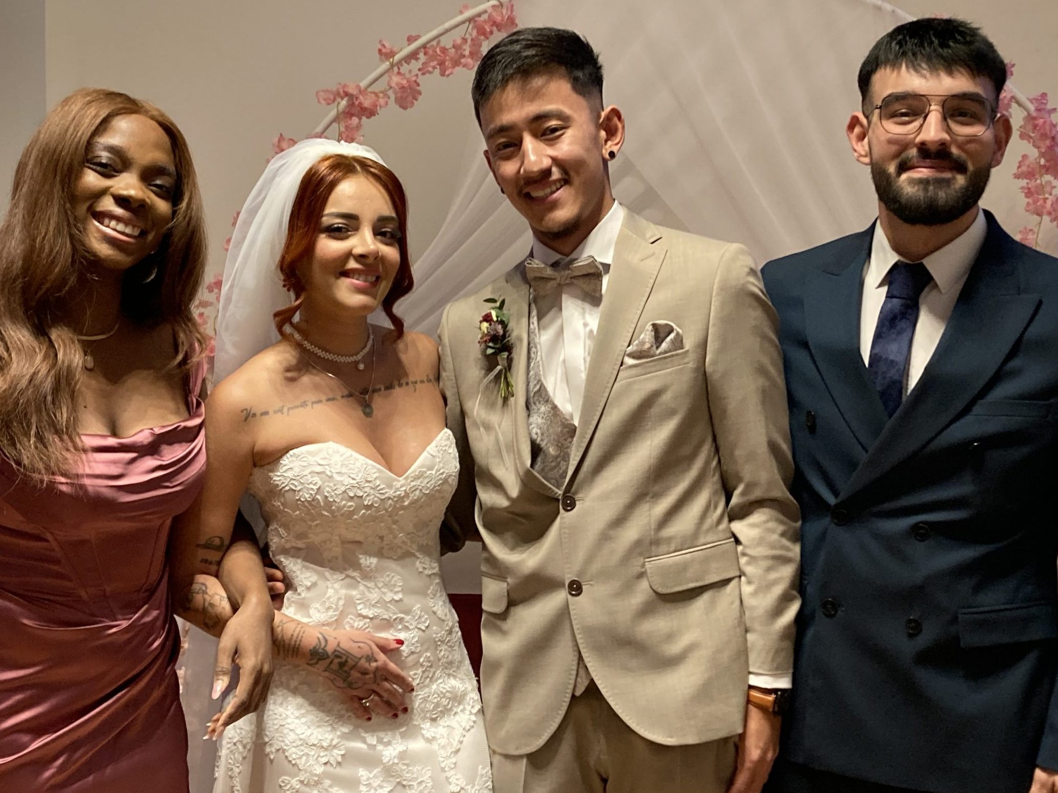 Dragana Bjelosevic und Lobsang Dorjee feierten Hochzeit.
