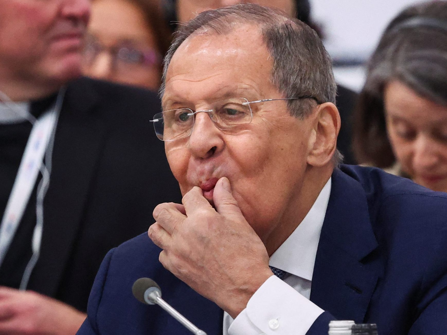 Russischer Außenminister Lawrow bei OSZE-Treffen: OSZE spiele "keine sinnvolle Rolle".