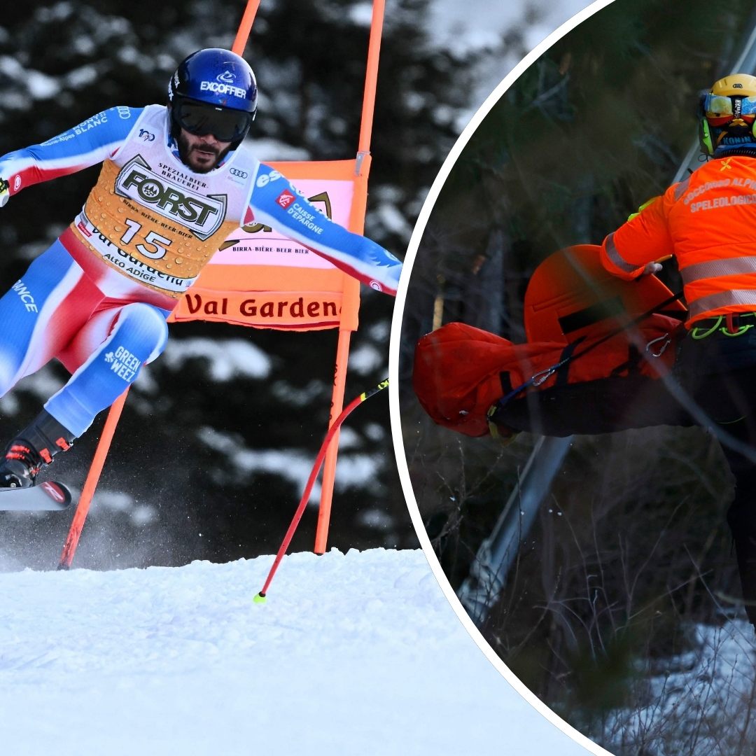 Sarrazin (Bilder aus dem Training und nach dem Sturz) wurde erfolgreich operiert.