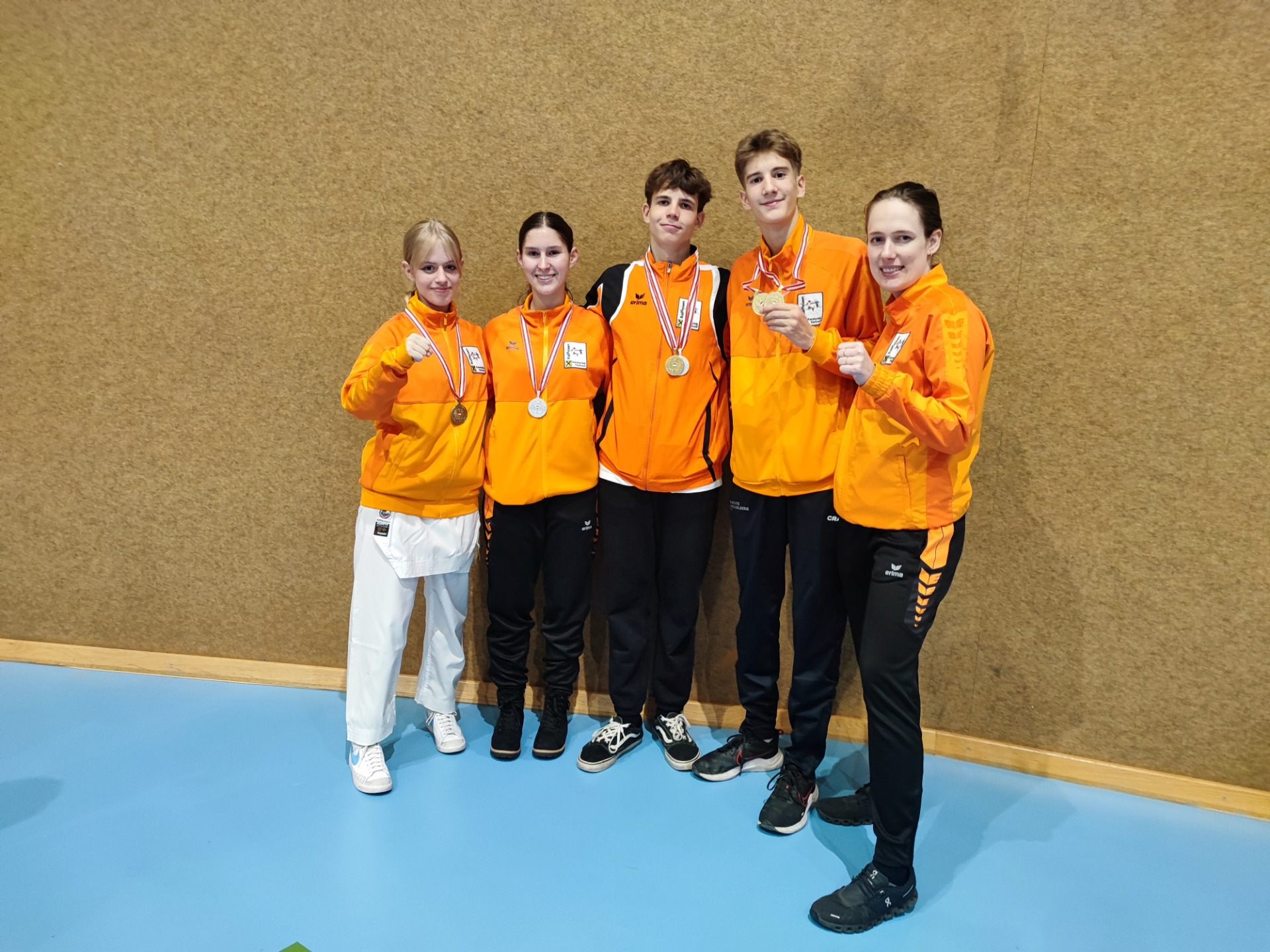 Die erfolgreichen Sportler.