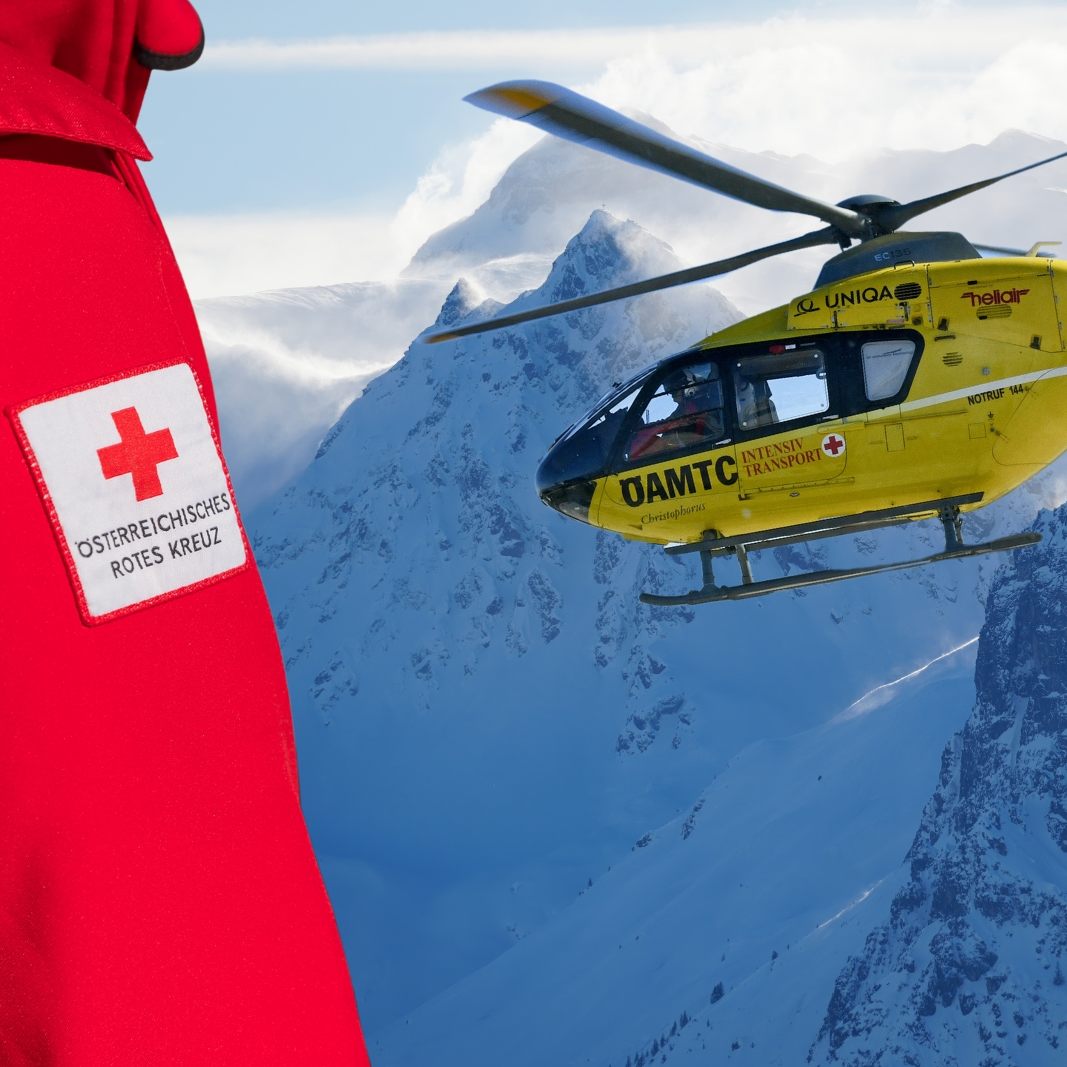 Skiunfall im Montafon: Verletzter musste ins Krankenhaus geflogen werden (Symbolbild)