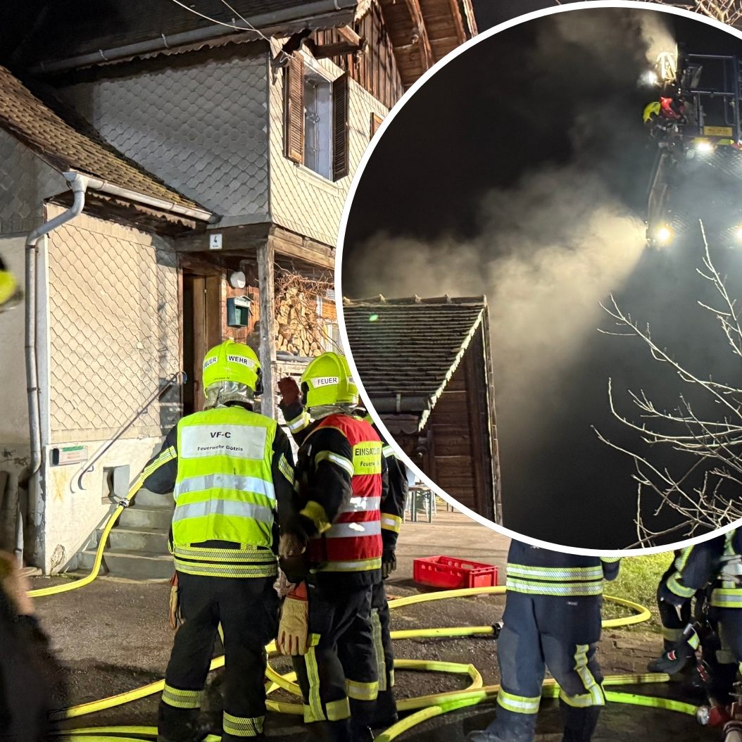 In Götzis kam es zu einem Zimmerbrand