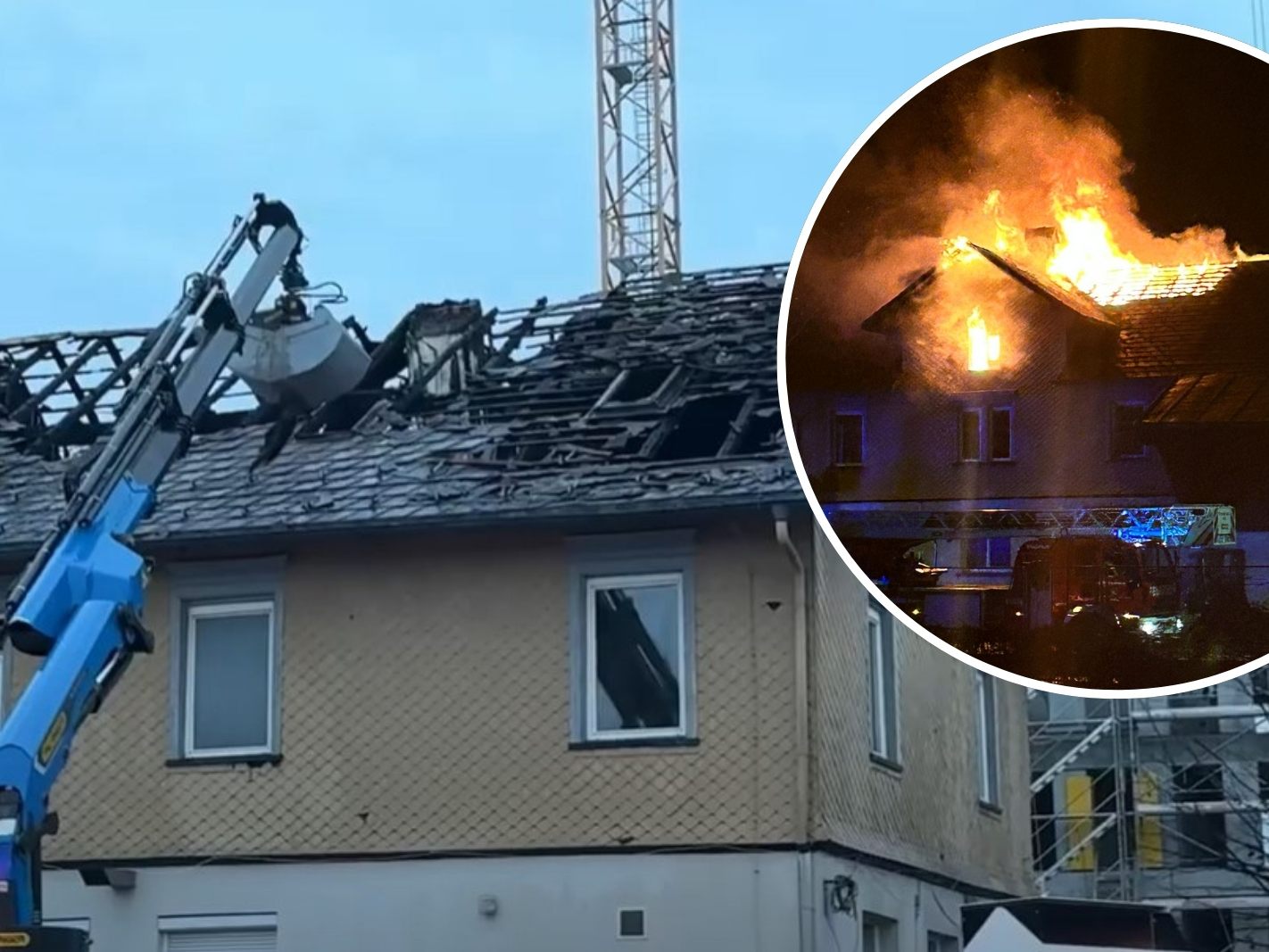 Die Abrissarbeiten in Hard haben begonnen
