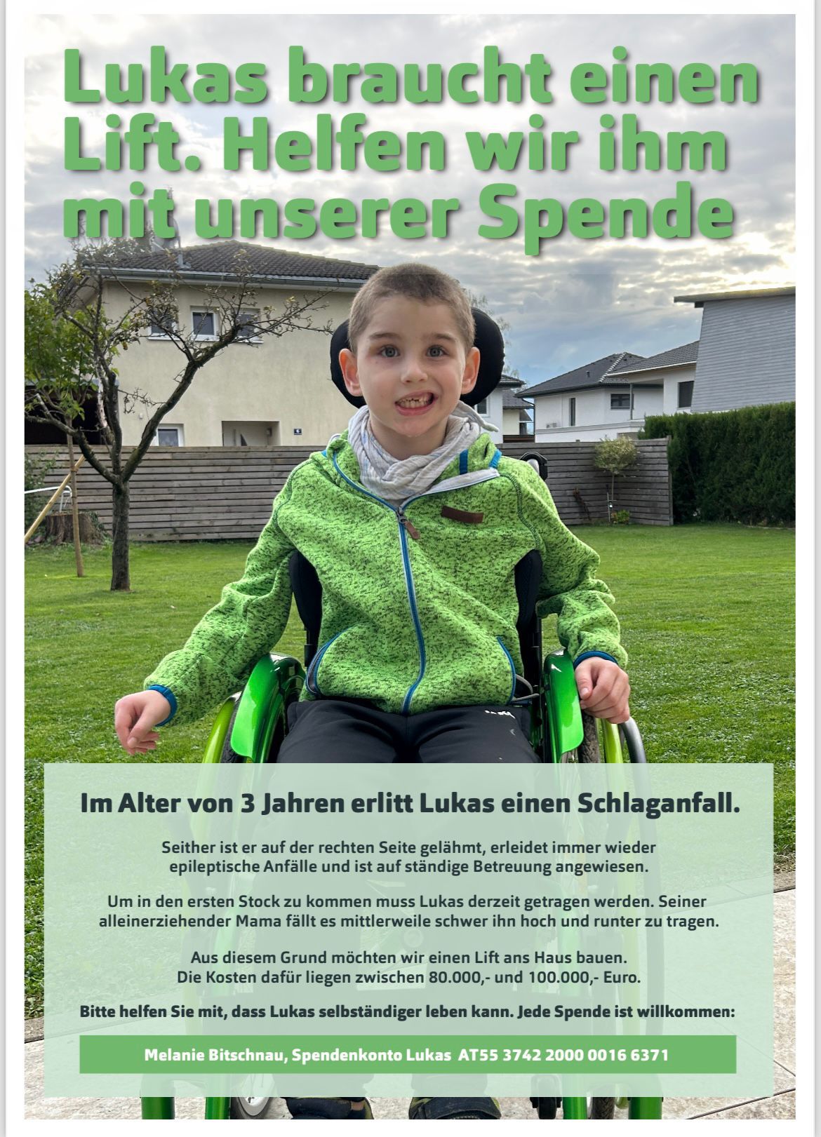 Jede Spende zählt.