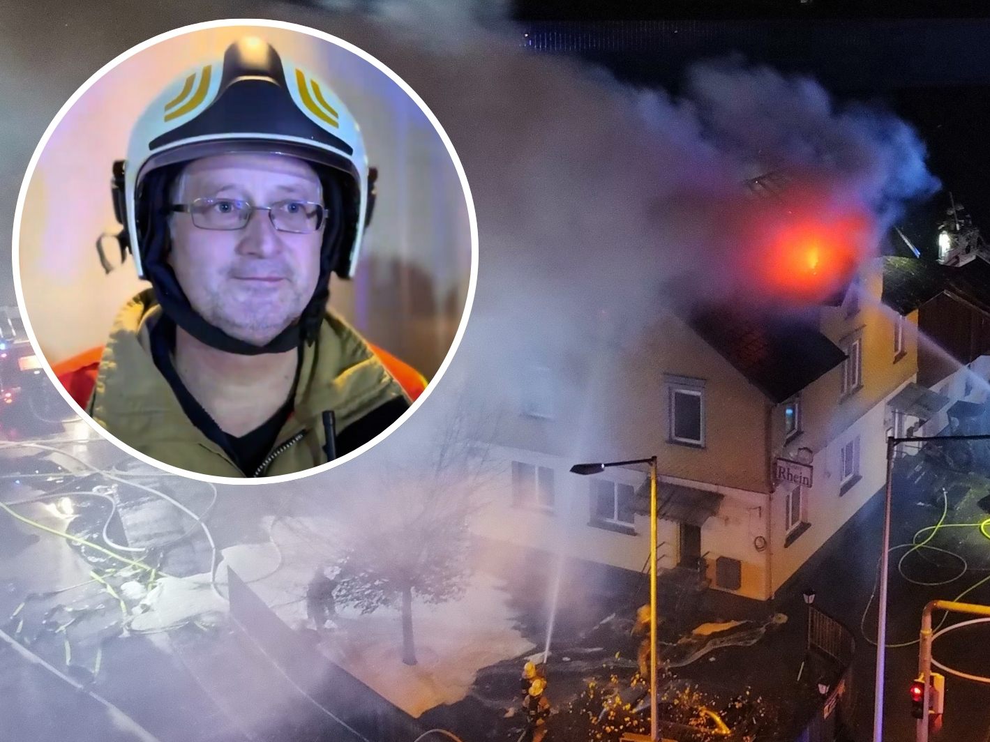 Dachstuhlbrand in Hard am frühen Freitagmorgen.