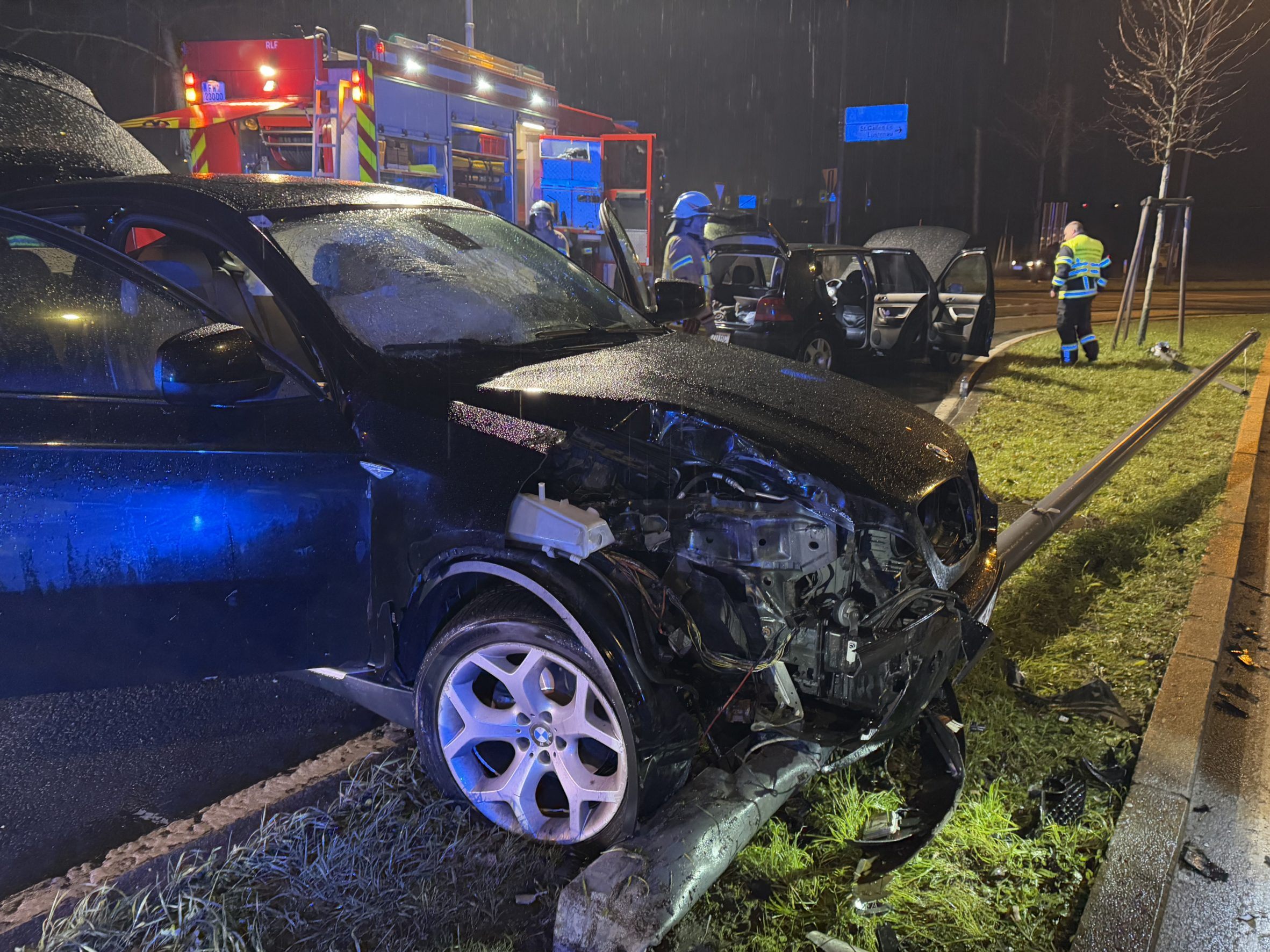 Schwerer Verkehrsunfall in Dornbirn. Schwerer Verkehrsunfall in Dornbirn.