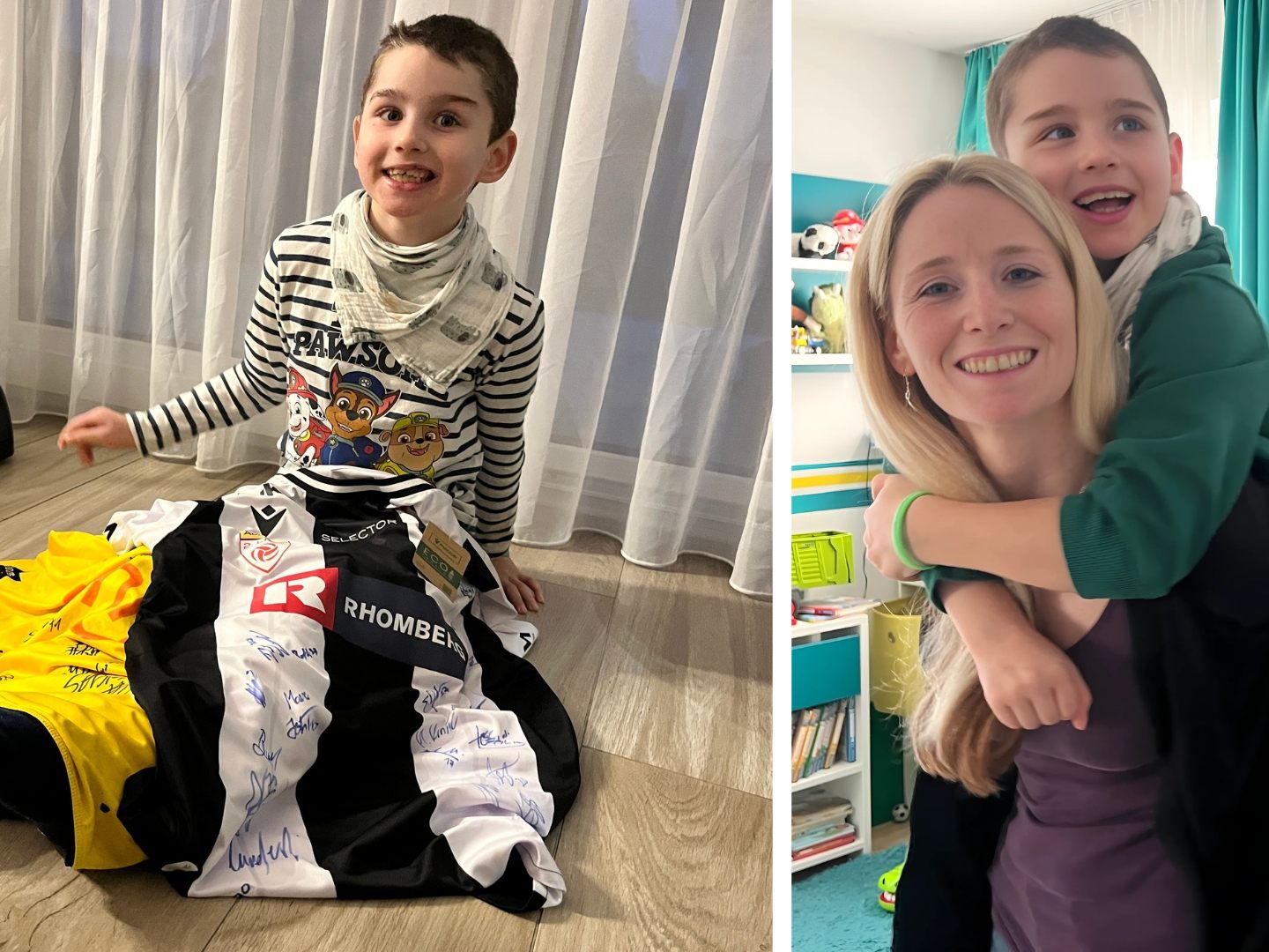 Die Freude bei Lukas und seiner Mama ist riesig!