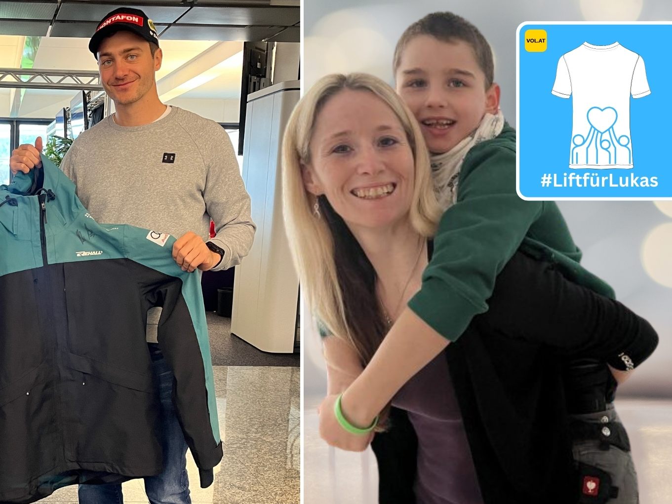 Eine signierte Jacke von Alessandro "Izzy" Hämmerle.