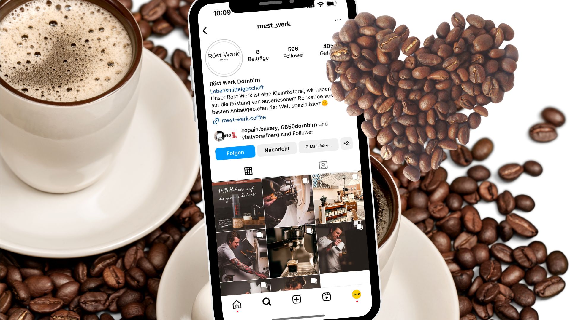 Nachhaltige Kaffeerösterei in Dornbirn. Nachhaltige Kaffeerösterei in Dornbirn.