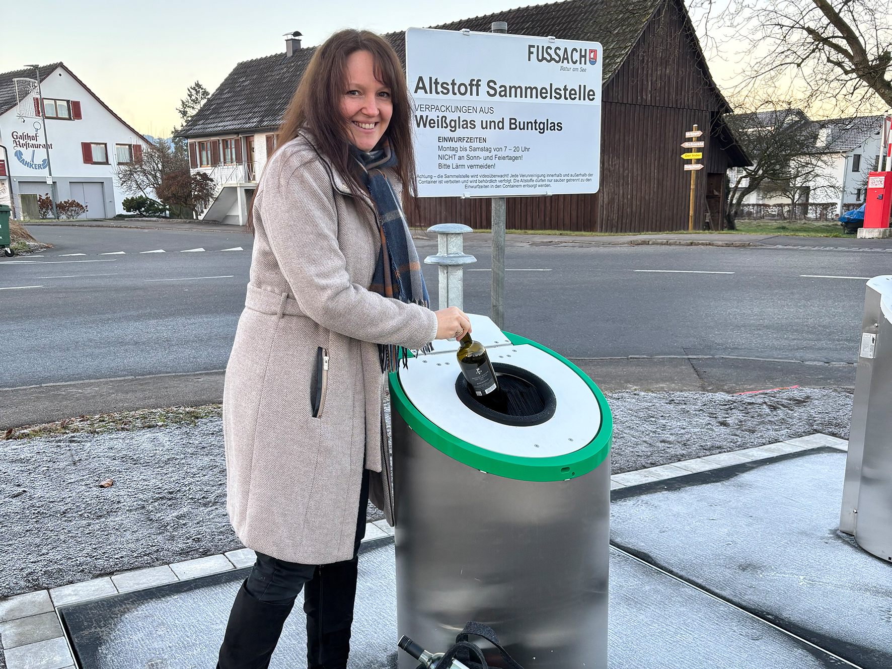 Sarah Braun nahm den ersten Einwurf vor. Sarah Braun nahm den ersten Einwurf vor.
