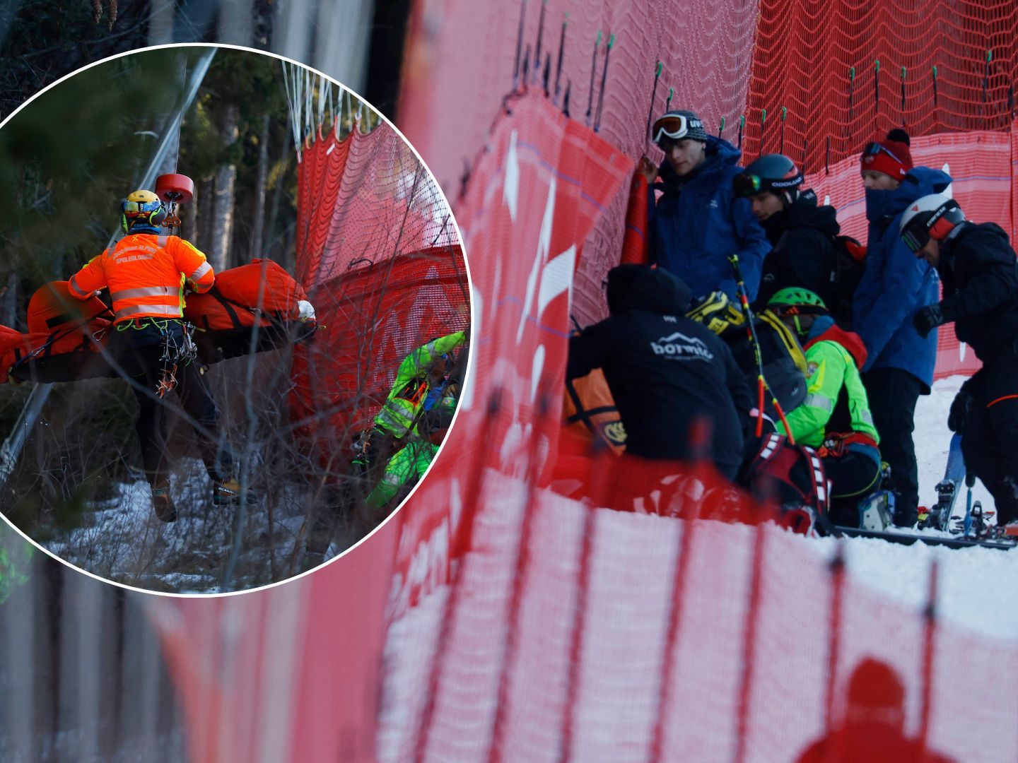 Franzose von Stelvio per Hubschrauber abtransportiert - Franzose von Stelvio per Hubschrauber abtransportiert -