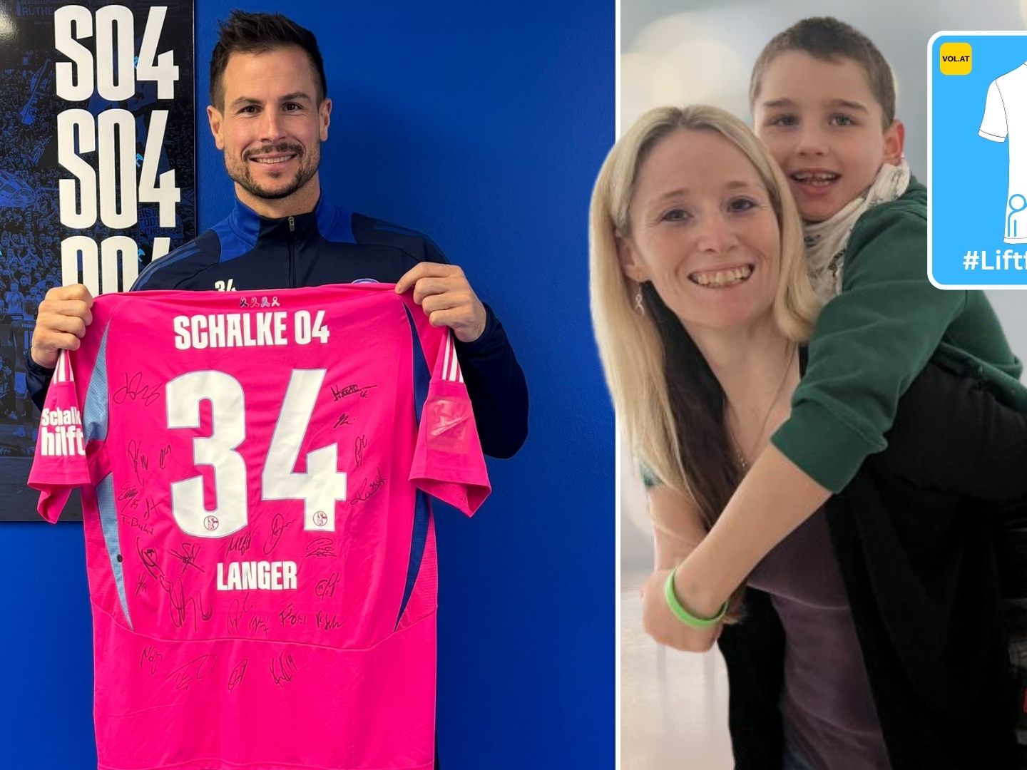 Versteigert wird ein signiertes Trikot von Schalke 04.
