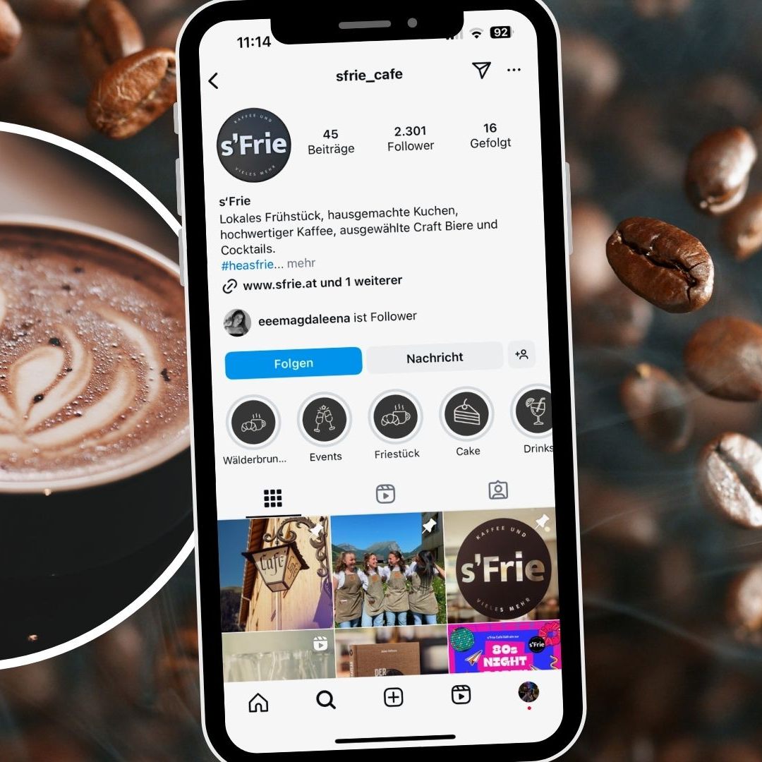 Nachhaltiger Kaffeegenuss im s'Frie Café.