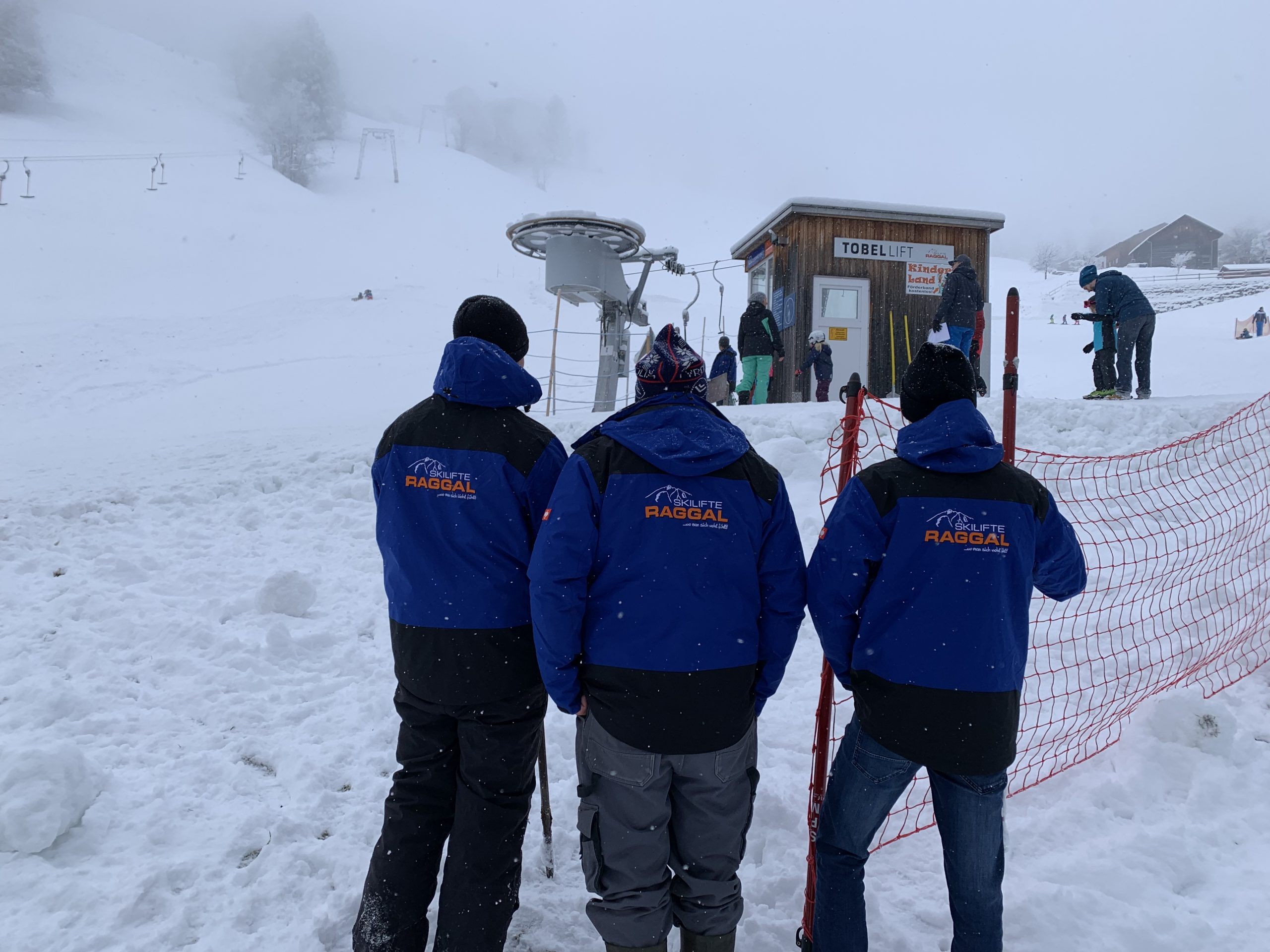 Tobellift in Vorbereitung