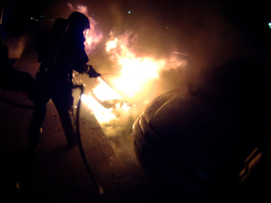 In Baden hat es einen Fahrzeugbrand gegeben.