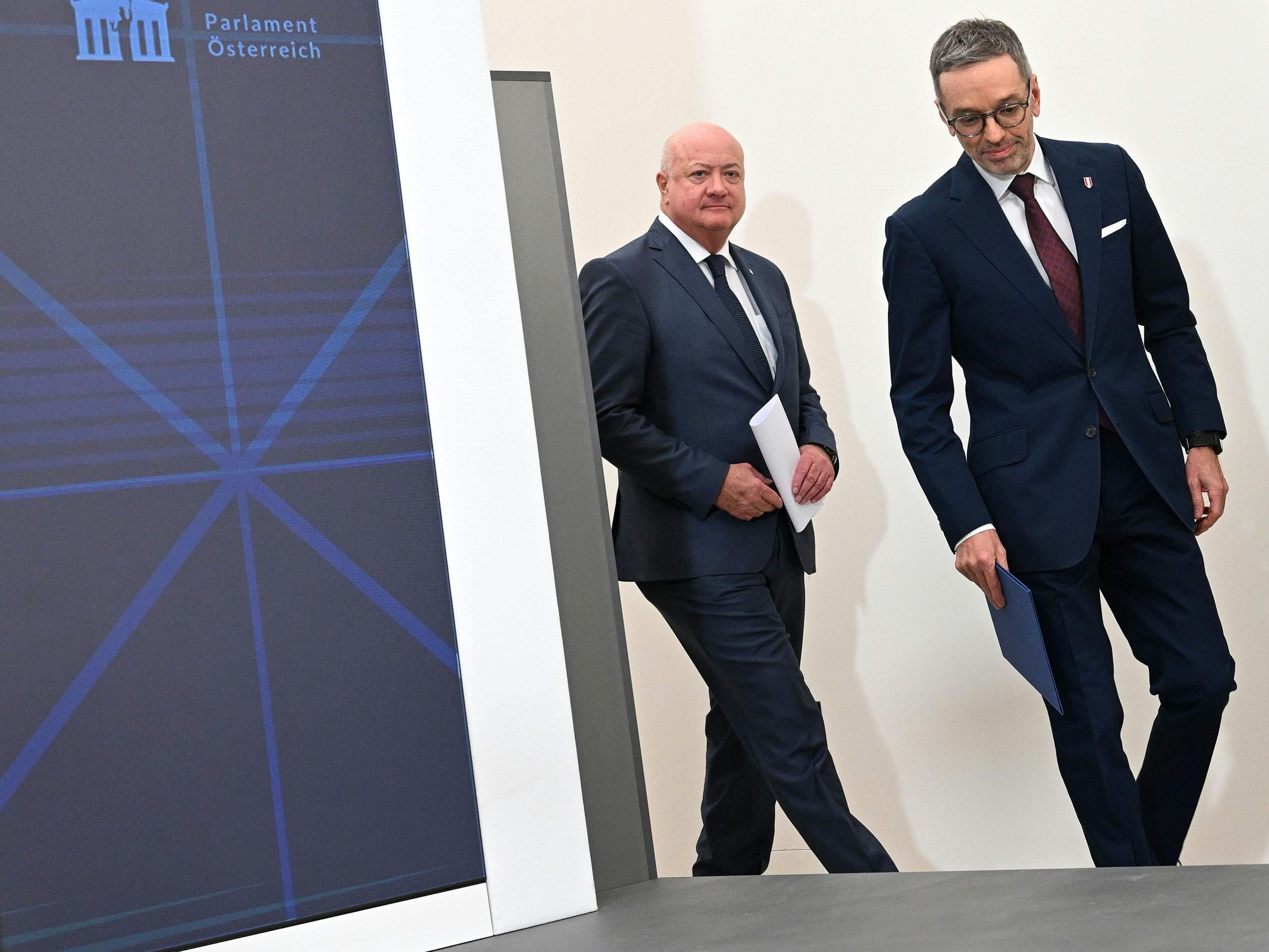 Stocker und Kickl.