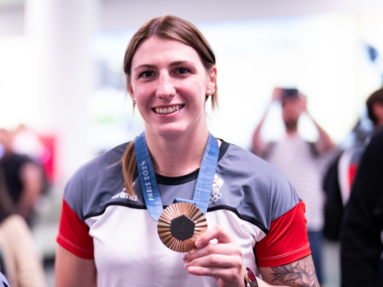 Polleres errang bei den Olympischen Spielen die Bronzemedaille.