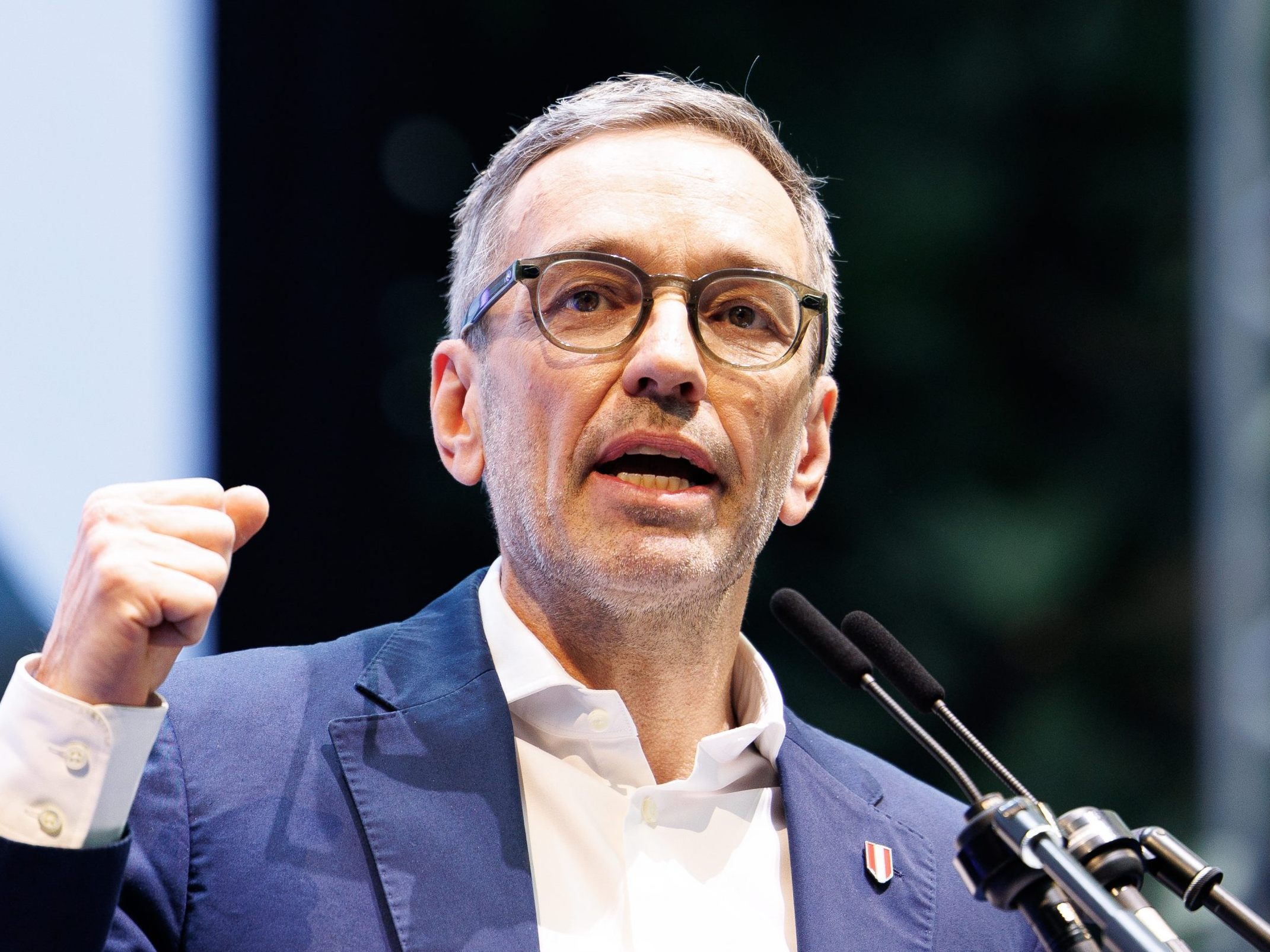 Herbert Kickl beim FPÖ-Neujahrstreffen in Vösendorf.