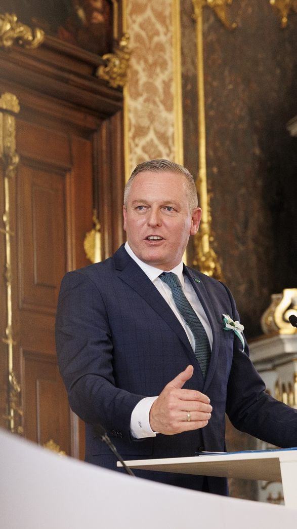Die Steiermark ist eines der Bundesländer mit FPÖ-Regierungsbeteiligung (im Bild: der dortige Landeshauptmann Mario Kunasek). Folgt auch das Burgenland nach der Wahl 2025?