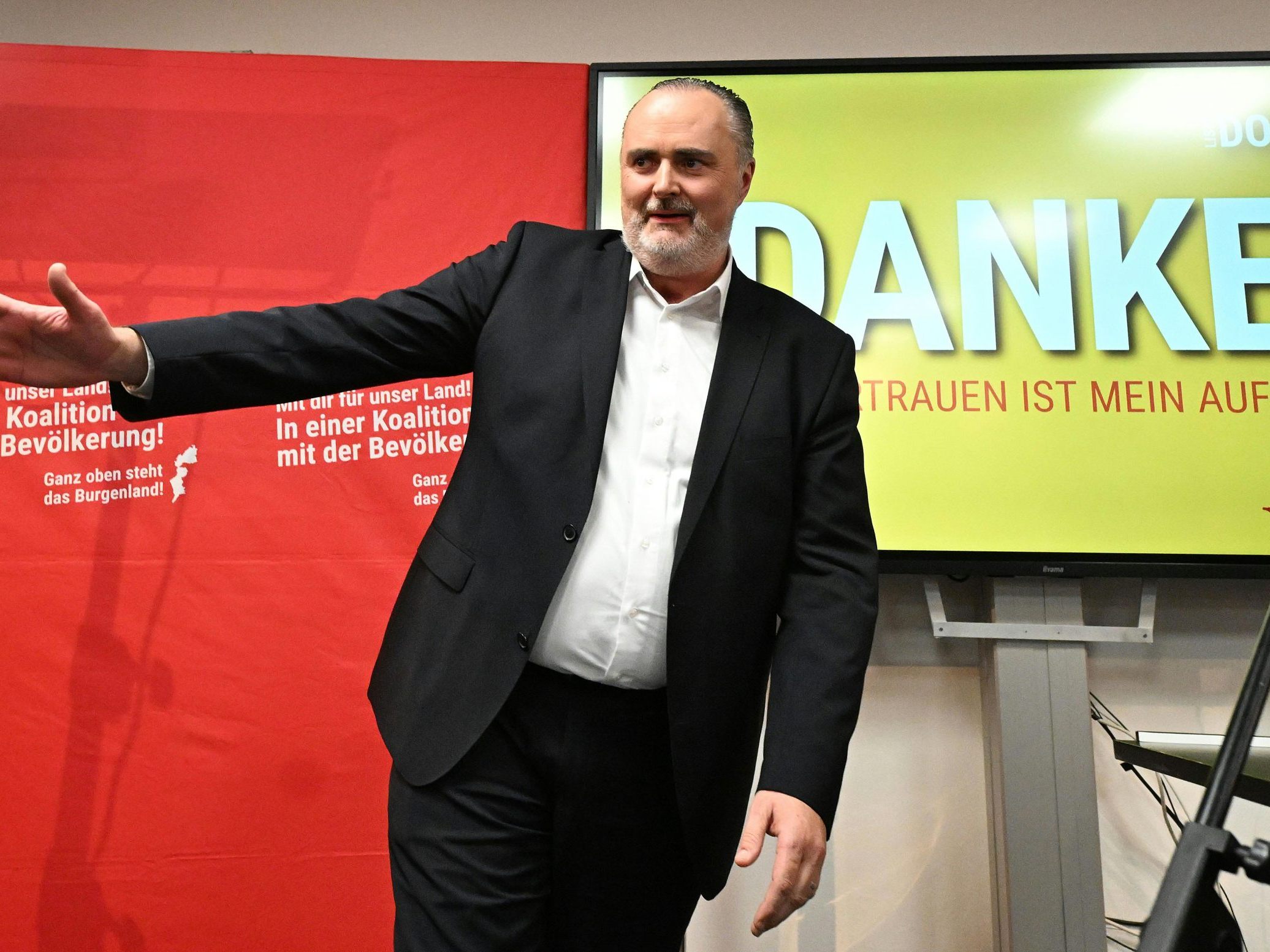 Die SPÖ steht zwar ohne Absolute da, behielt aber Platz 1 im Burgenland.
