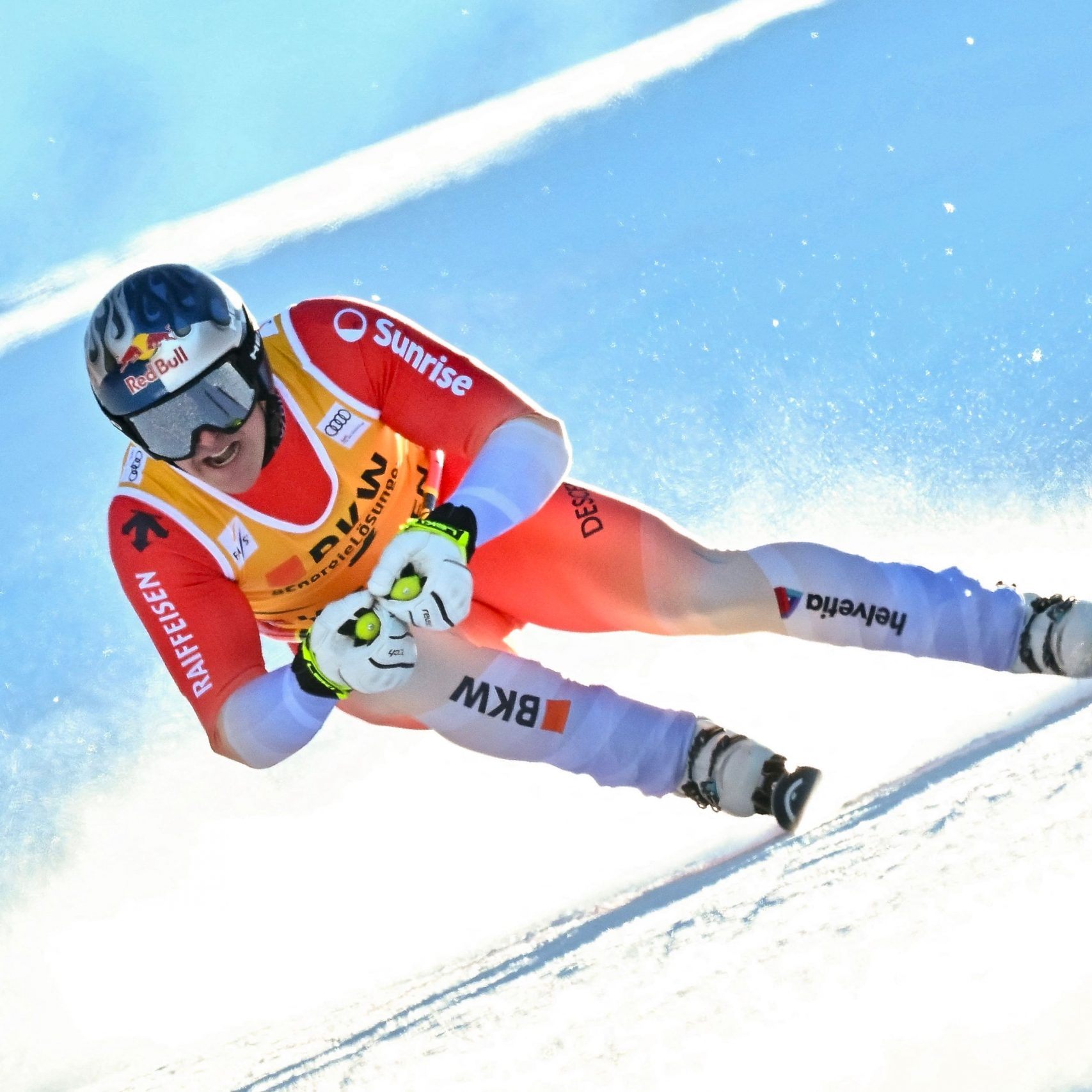 Franjo Von Allmen gewinnt den Super G in Wengen.