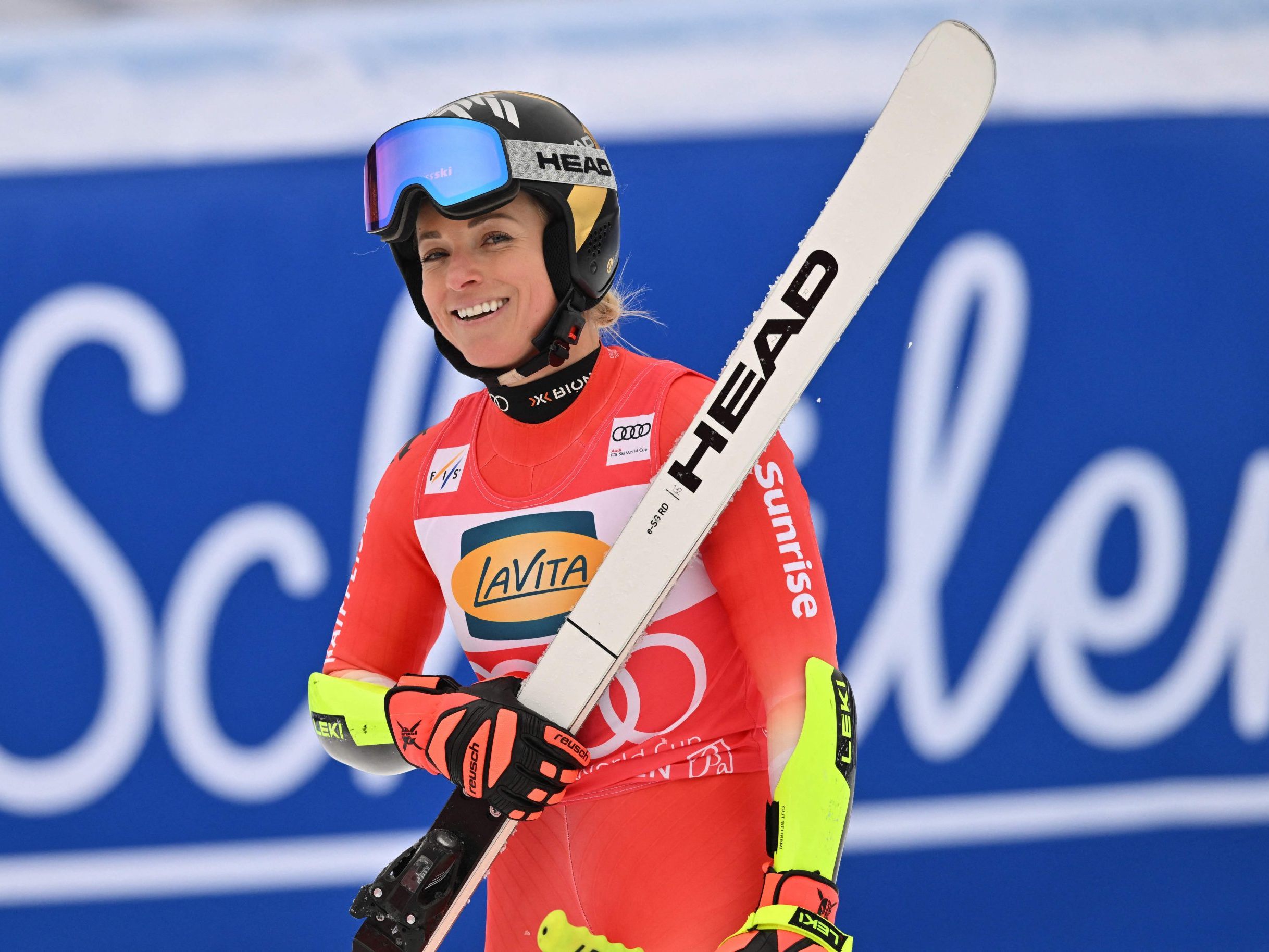 Lara Gut-Behrami holt sich den Sieg in Garmisch.