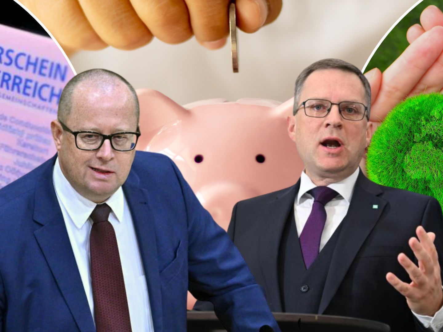 FPÖ und ÖVP haben ihre Maßnahmen für die Budgetsanierung vorgestellt. FPÖ und ÖVP haben ihre Maßnahmen für die Budgetsanierung vorgestellt.