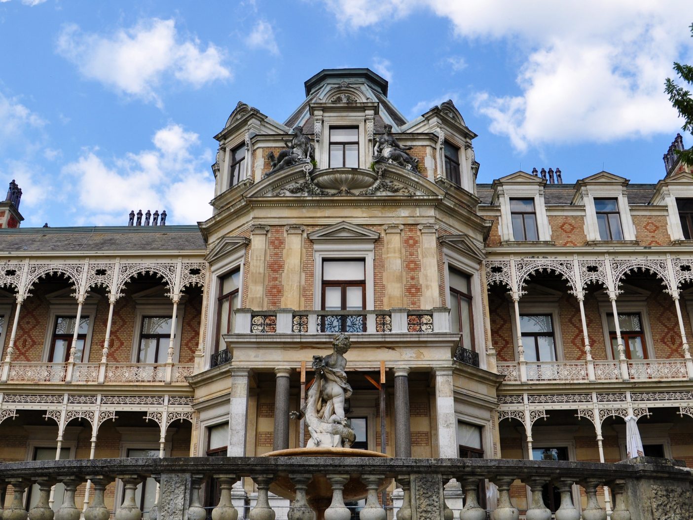 Die Hermesvilla in Wien wird saniert.