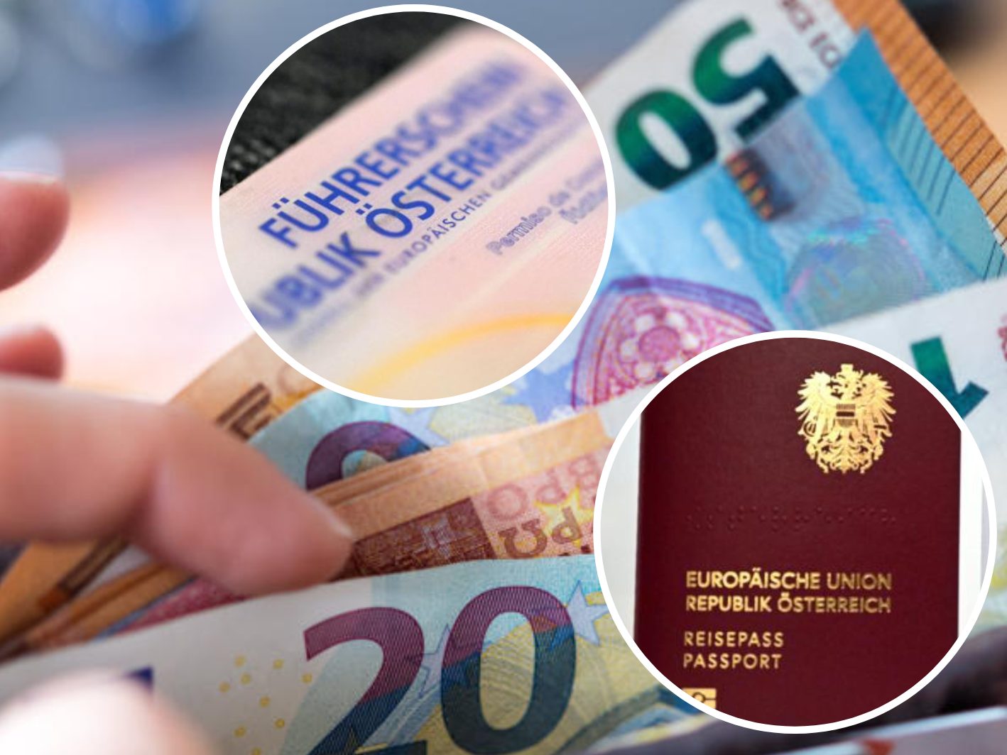 Die Kosten für Reisepass, Führerschein und Co. werden erhöht.