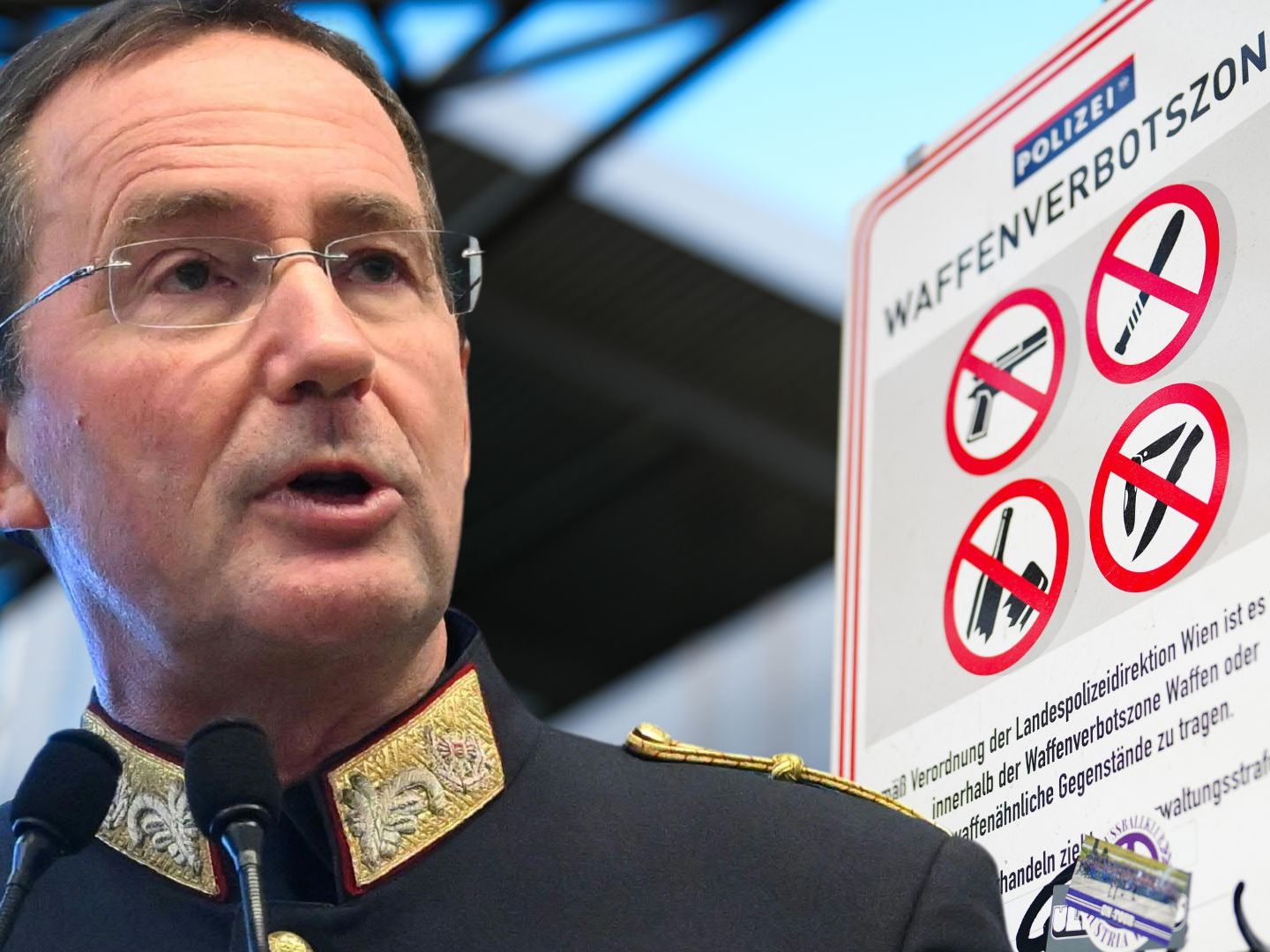 Pürstl zieht eine positive Bilanz zu den Waffenverbotszonen in Wien. Pürstl zieht eine positive Bilanz zu den Waffenverbotszonen in Wien.