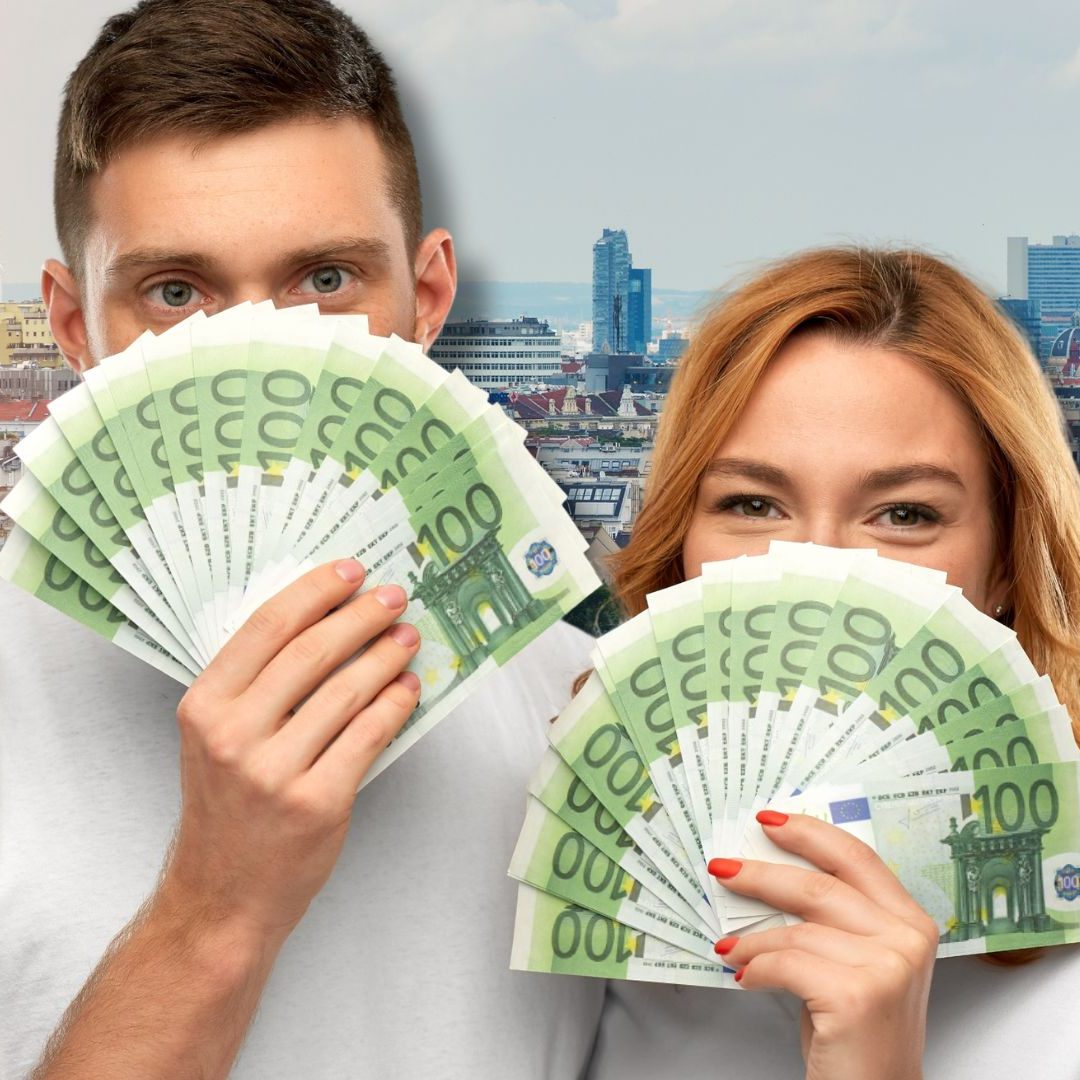 Bei den durchschnittlichen Gehälter von Österreichern liegt Wien vorne.