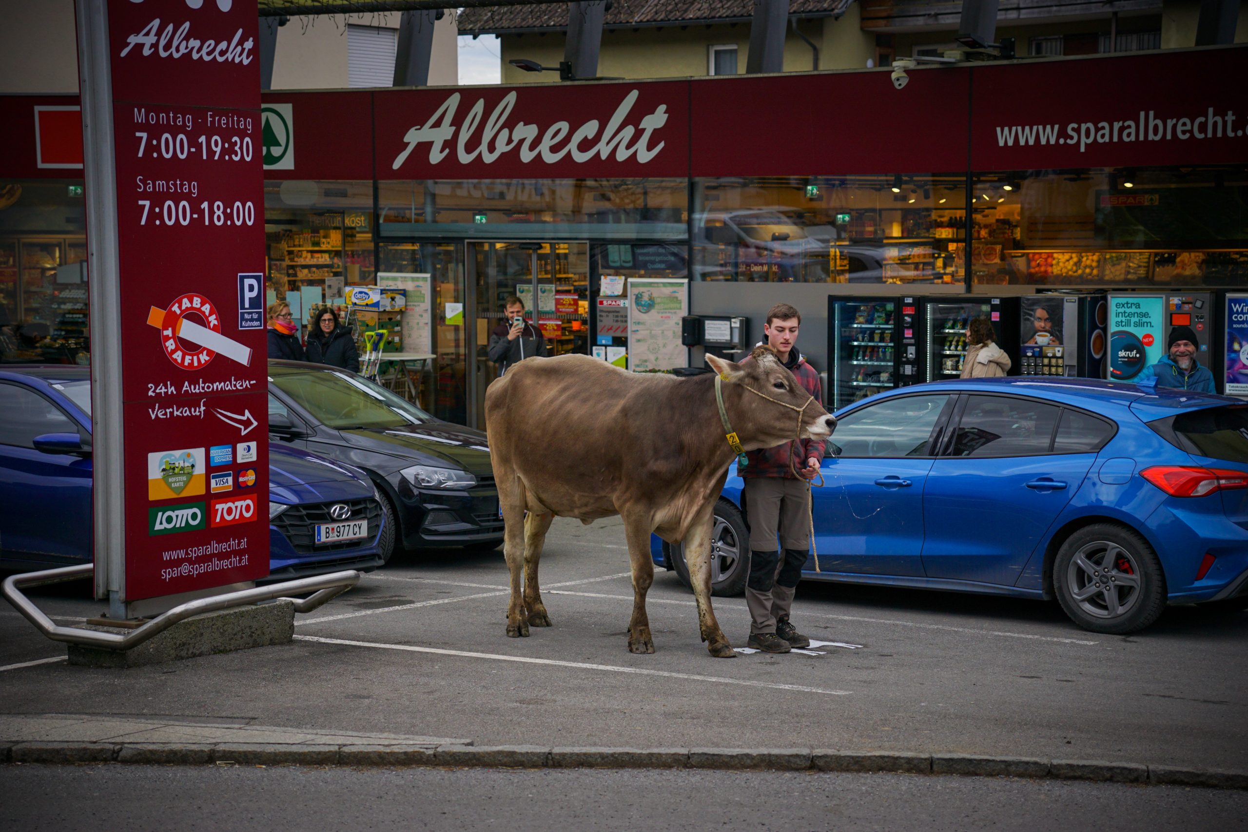 Die Aktion sorgte in der Gemeinde für Aufsehen.