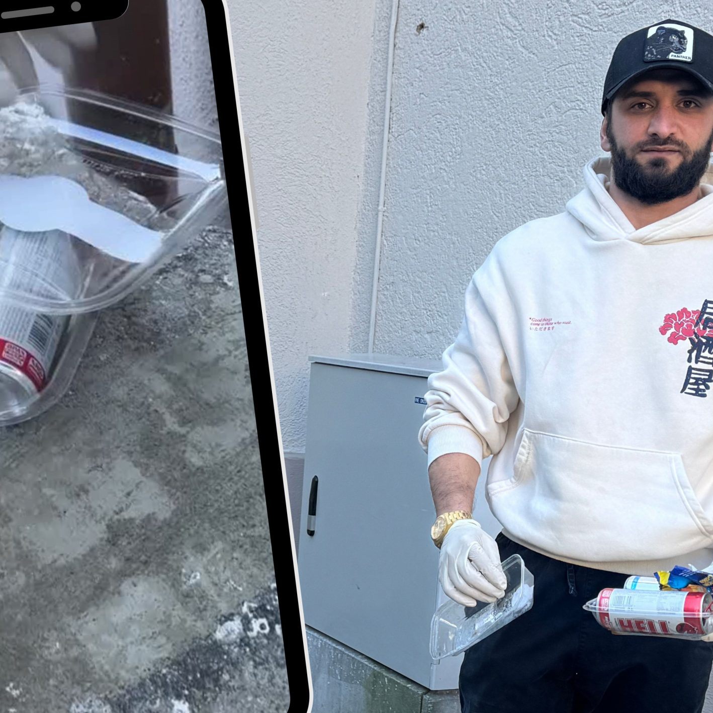 Murat Gezici möchte nicht, dass seine Kunden den Müll sehen. Murat Gezici möchte nicht, dass seine Kunden den Müll sehen.