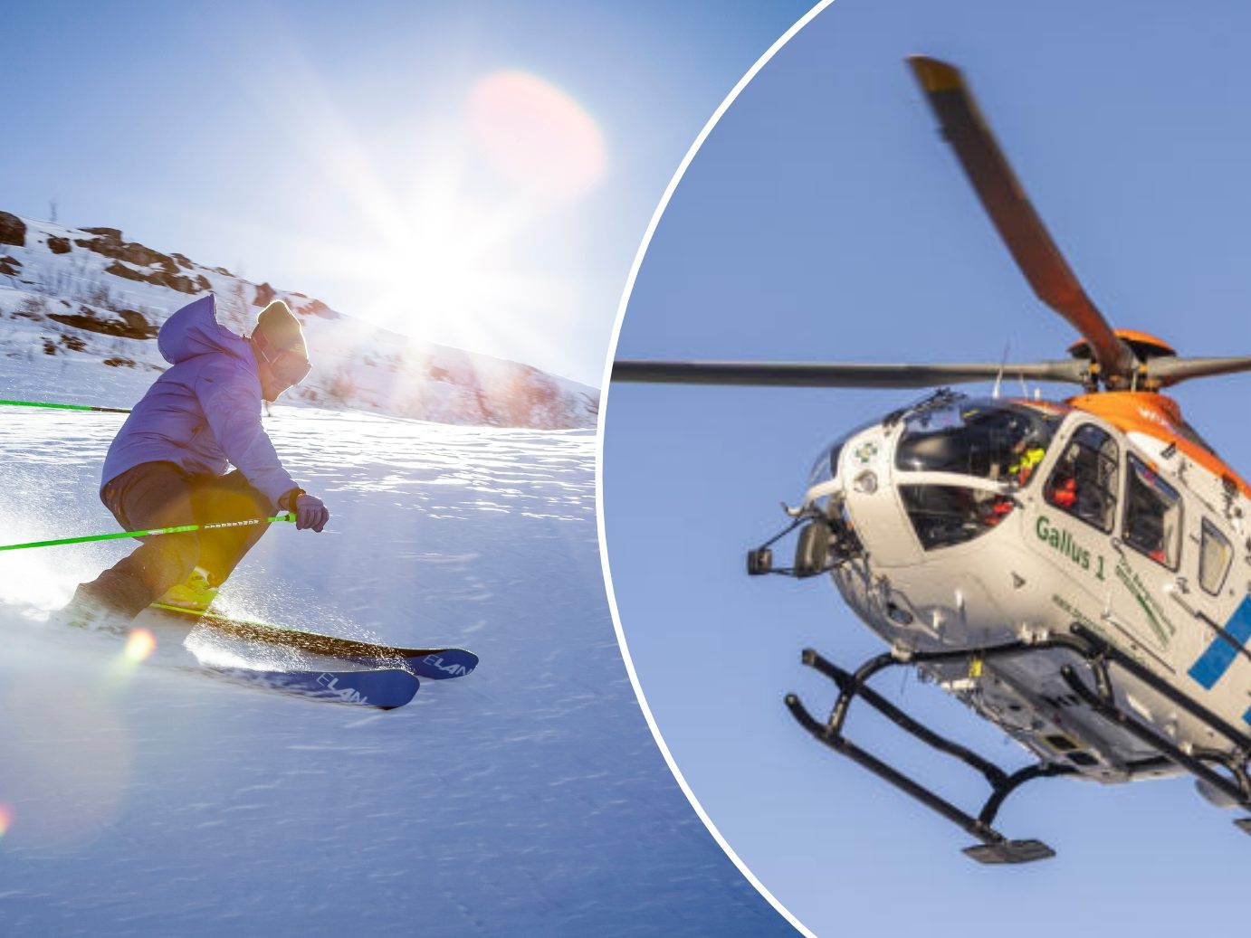 In St. Gallenkirch kam es am Donnerstag zu gleich zwei Skiunfällen.