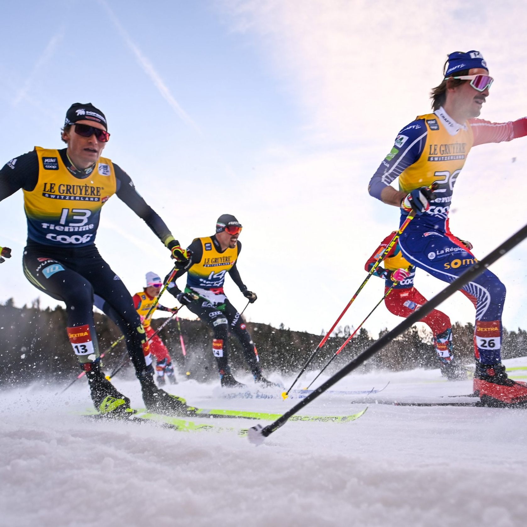 Vom Team der Ukraine fehlte plötzlich jede Spur. (Symbolbild, Massenstart aus 2023)
