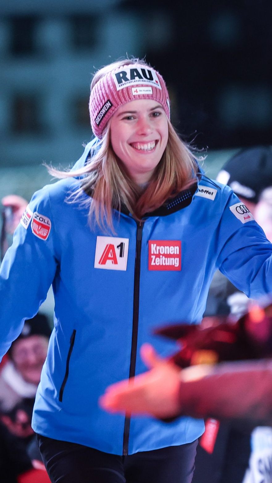 Katharina Liensberger zeigt sich vor dem Slalom in Flachau Selbstbewusst.