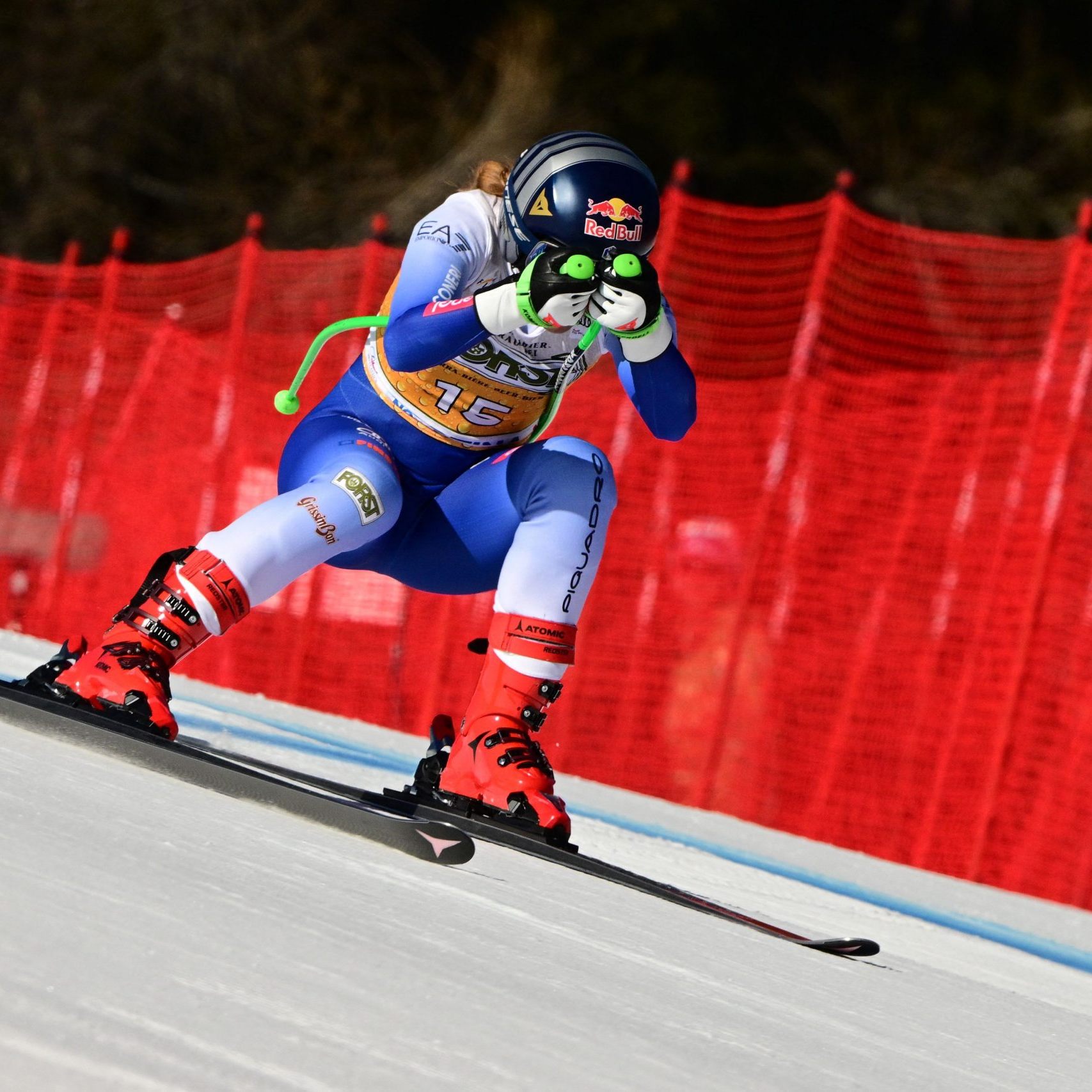 Sofia Goggia hat am Samstag die Abfahrt gewonnen.