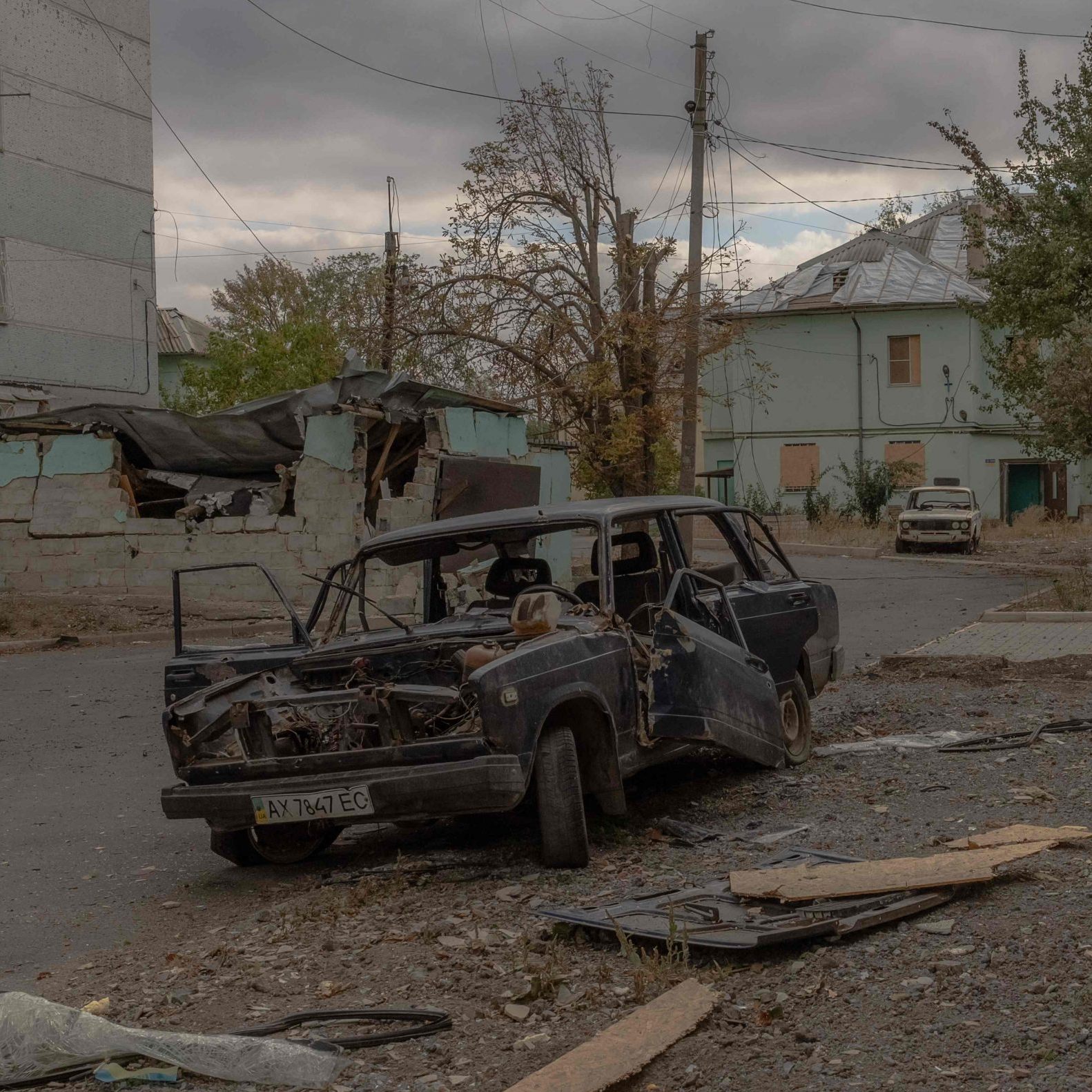 Kurachowe ist vom Krieg stark gezeichnet (Bild vom 8. Oktober 2024).