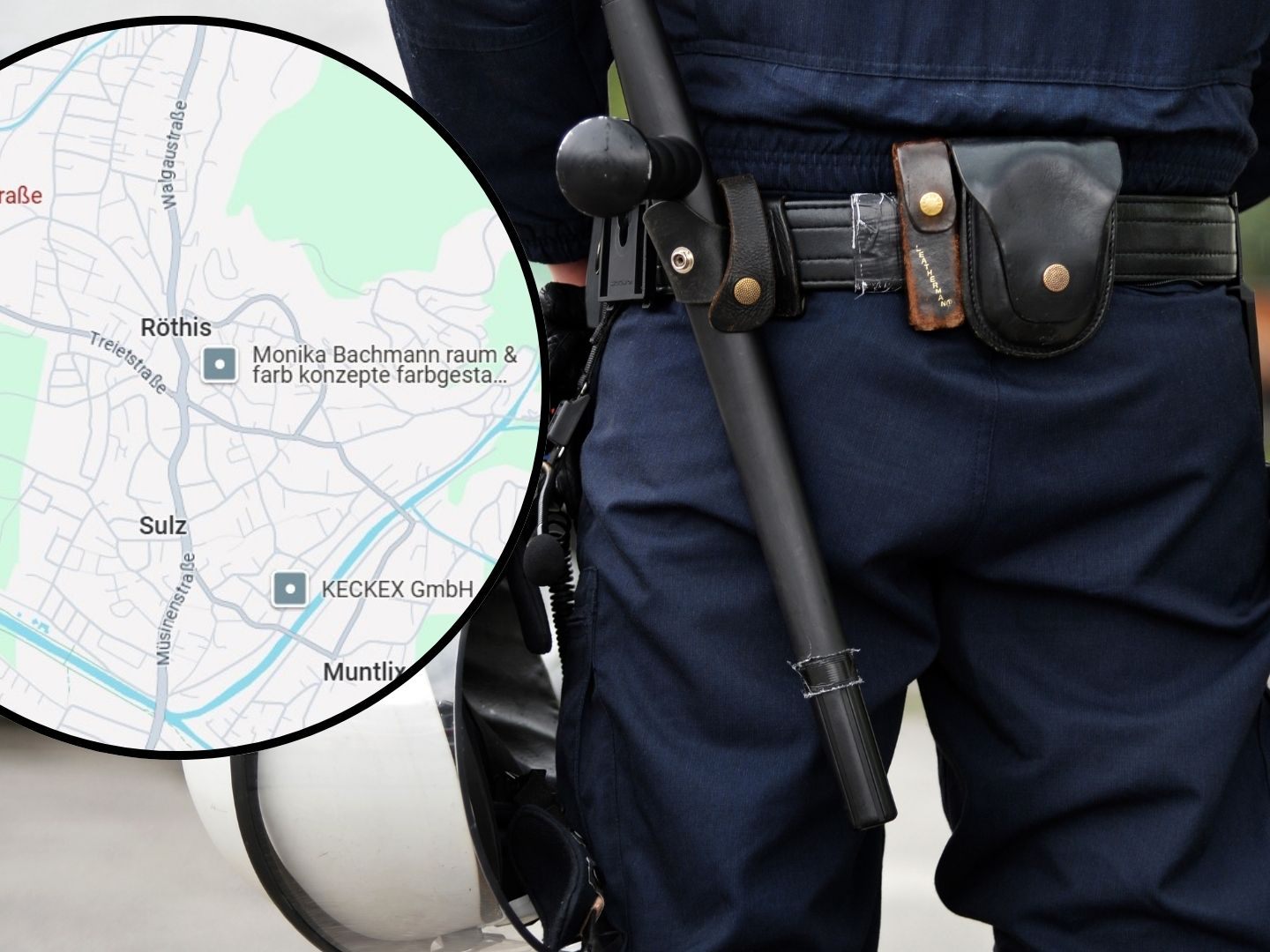 Nach einem Beinahe-Unfall sucht die Polizei nach Zeugen. Nach einem Beinahe-Unfall sucht die Polizei nach Zeugen.