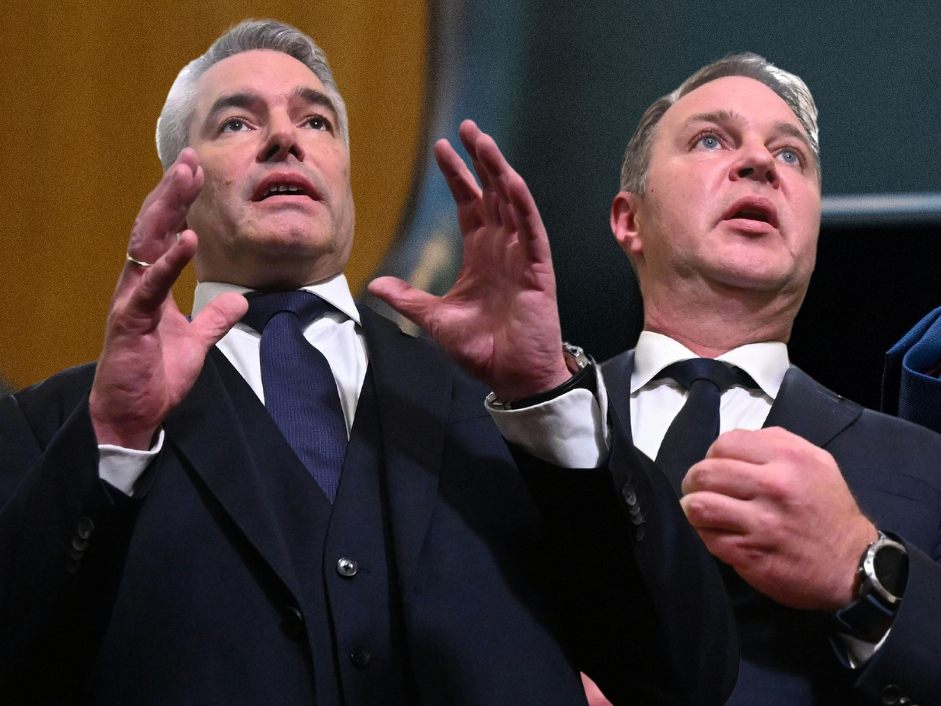 Herbert Kickls (r.) FPÖ startete mit Millionenguthaben ins Wahljahr 2024. Herbert Kickls (r.) FPÖ startete mit Millionenguthaben ins Wahljahr 2024.