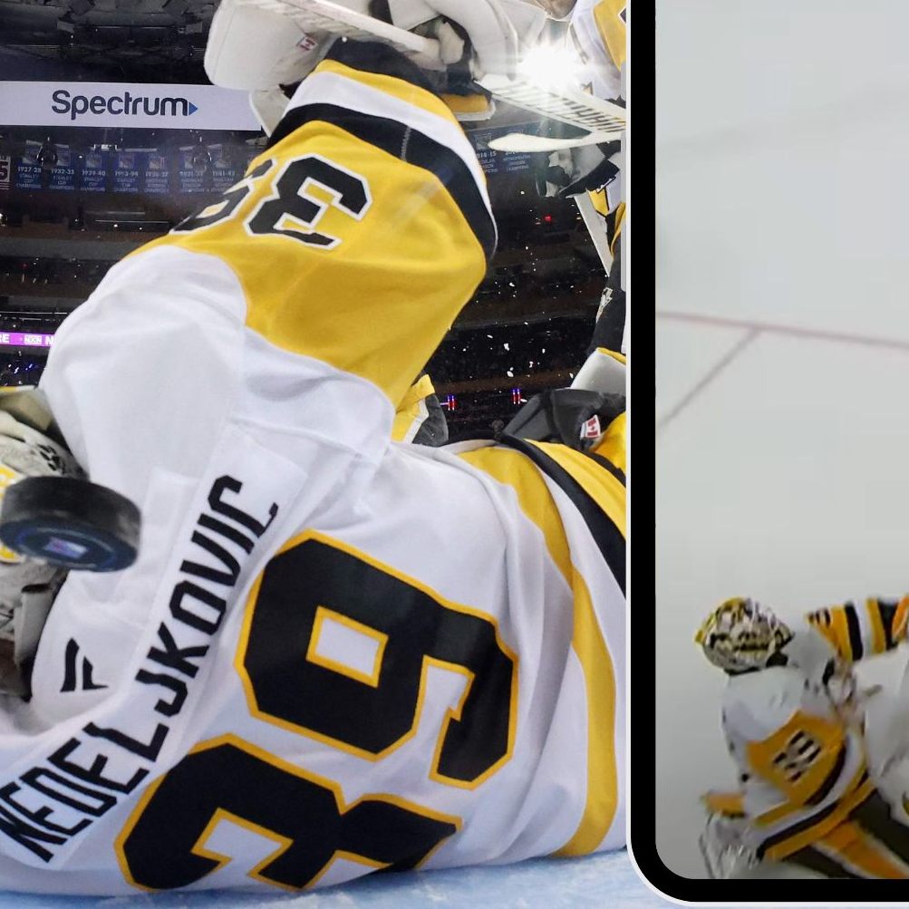 Nedeljkovic mit einem Tor und einem Assist gegen die Buffalo Sabres.