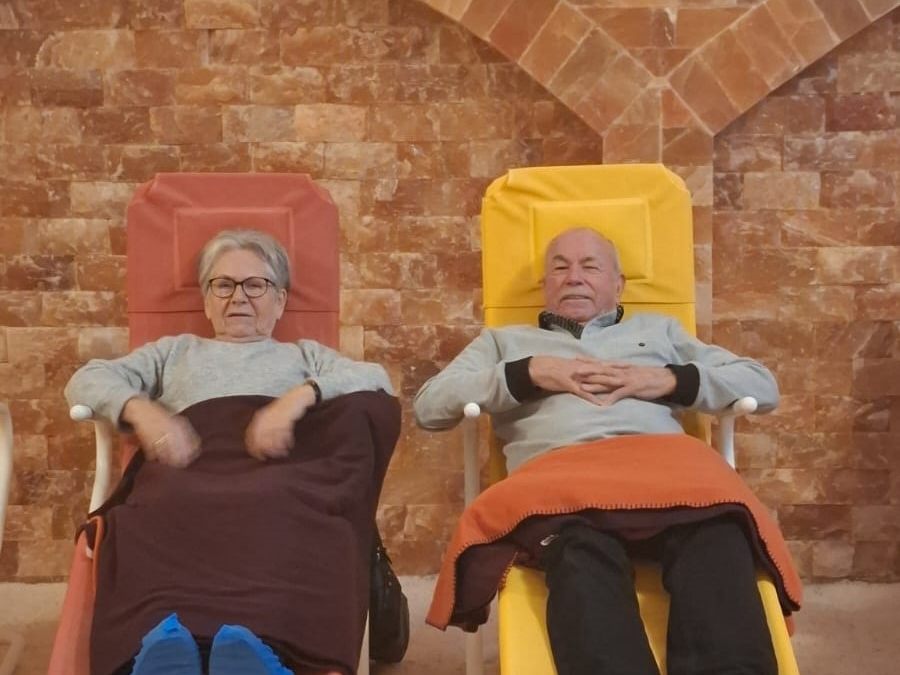 Der erste Ausflug im neuen Jahr führte zur Salzgrotte.