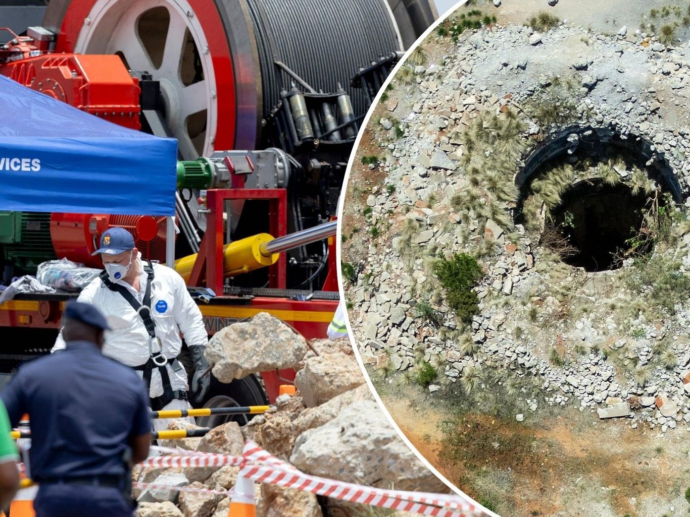 Es wurden bereits dutzende Leichen aus der stillgelegten Goldmine in Stilfontein geborgen.