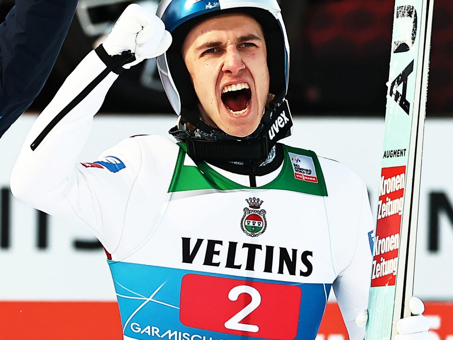 Tschofenig siegte am Neujahrstag in Garmisch.