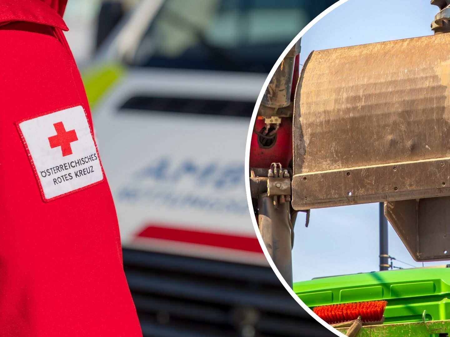 Am Freitag ereignete sich ein schwerer Arbeitsunfall bei Humusierungsarbeiten. Am Freitag ereignete sich ein schwerer Arbeitsunfall bei Humusierungsarbeiten.