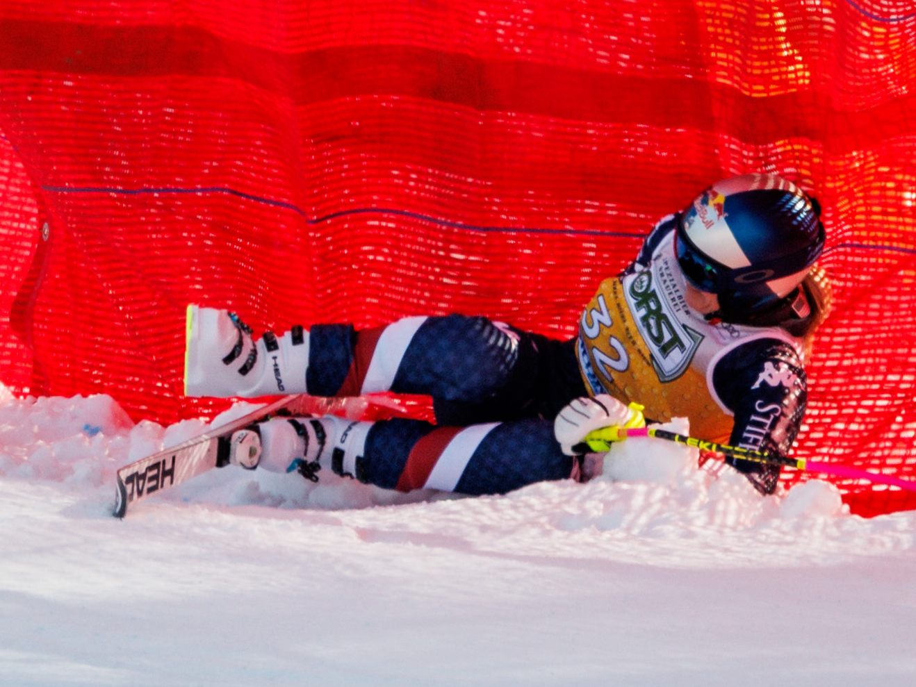 Sorge um das Knie von Lindsey Vonn