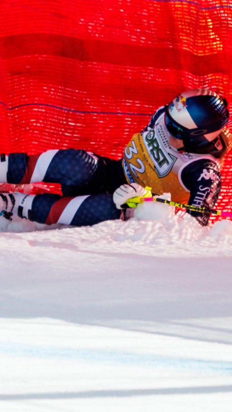 Sorge um das Knie von Lindsey Vonn
