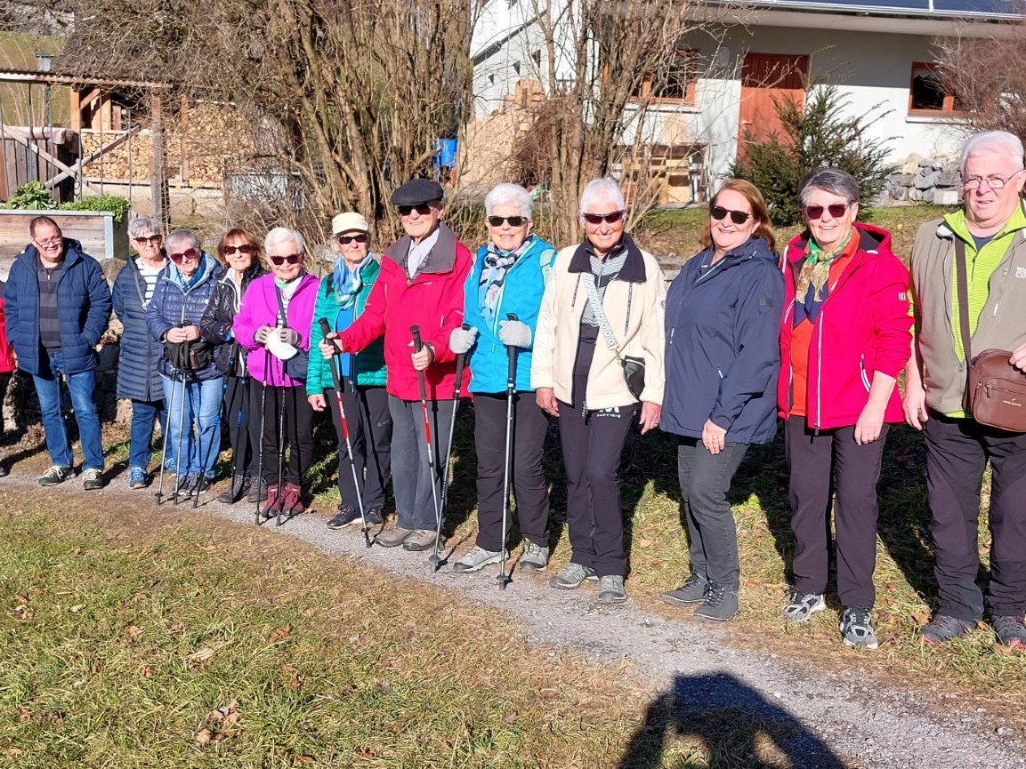 Die rüstige Wandergruppe